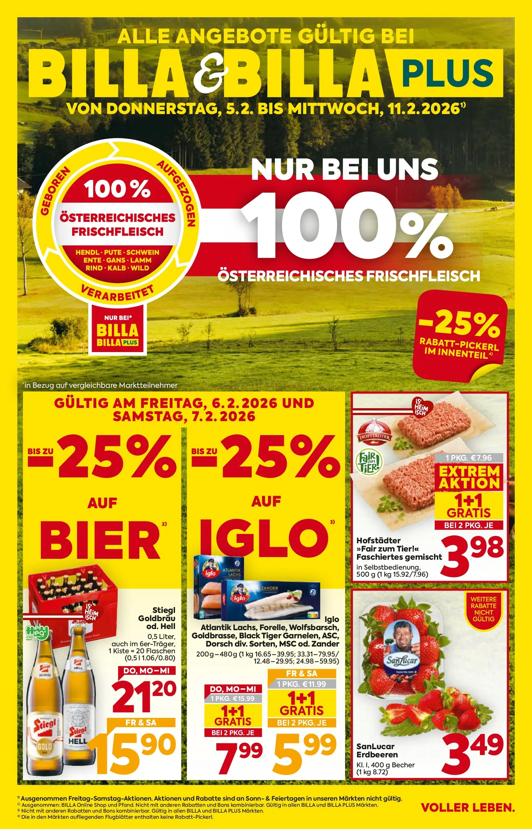 Billa - BILLA: Flugblatt gültig bei BILLA & BILLA PLUS ab 04.02.2026 - Angebote, Prospekt | Seite: 1