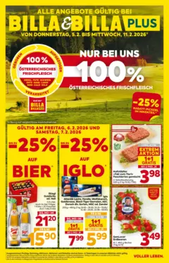 Billa - BILLA: Flugblatt gültig bei BILLA & BILLA PLUS ab 04.02.2026 gültig