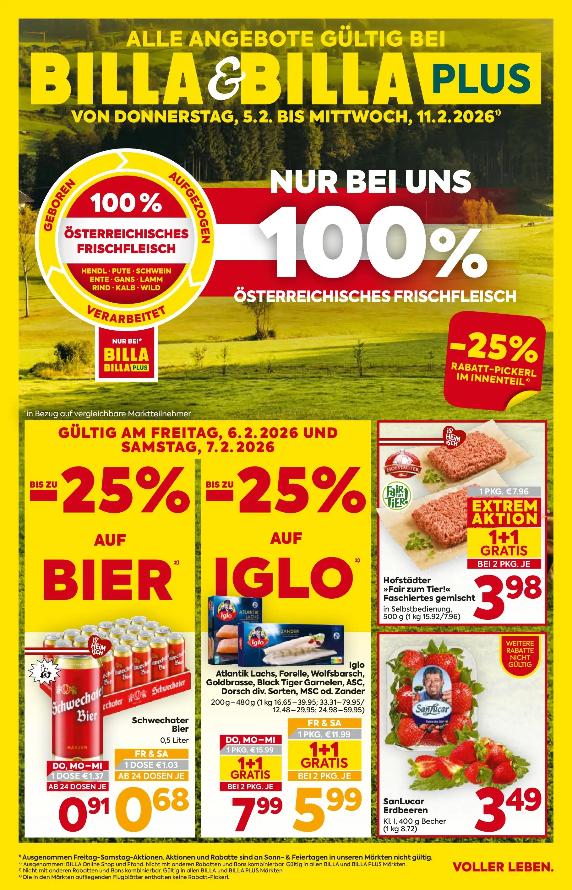 Billa - BILLA: Flugblatt gültig bei BILLA & BILLA PLUS ab 04.02.2026 - Angebote, Prospekt | Seite: 1