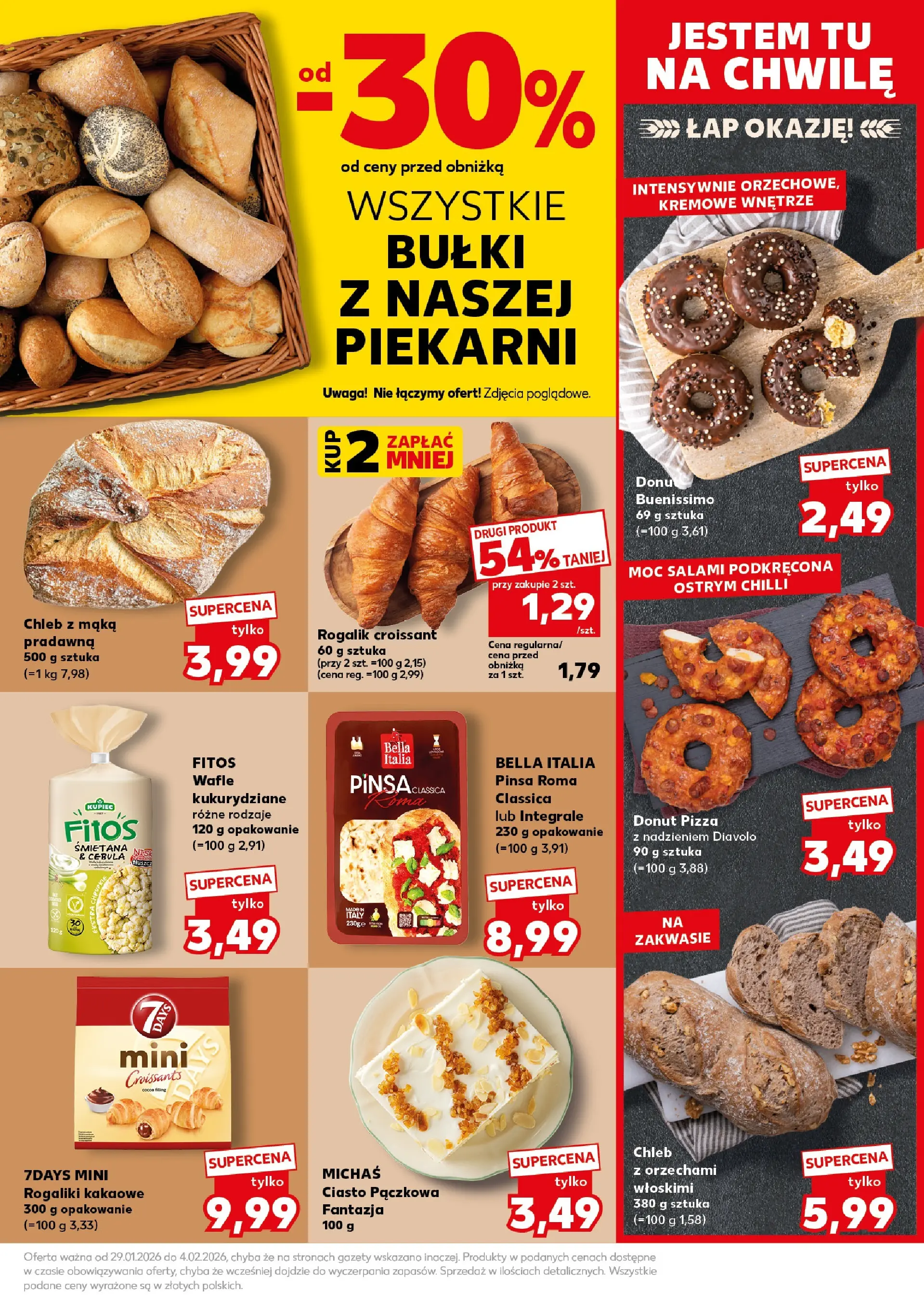 Kaufland gazetka - Super Sobota od 31.01.2026 - od jutra PDF | Strona: 15 | Produkty: Ciasto, Chleb, Salami, Śmietana