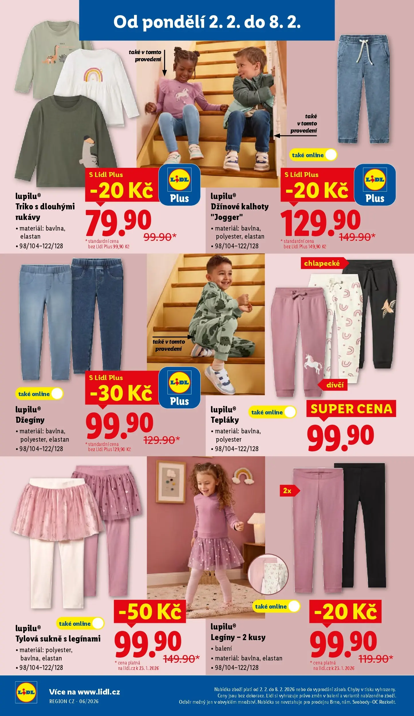 Lidl leták od 01.02.2026 - Nový akční leták | Strana: 38 | Produkty: Sukně, Kalhoty, Legíny, Tepláky