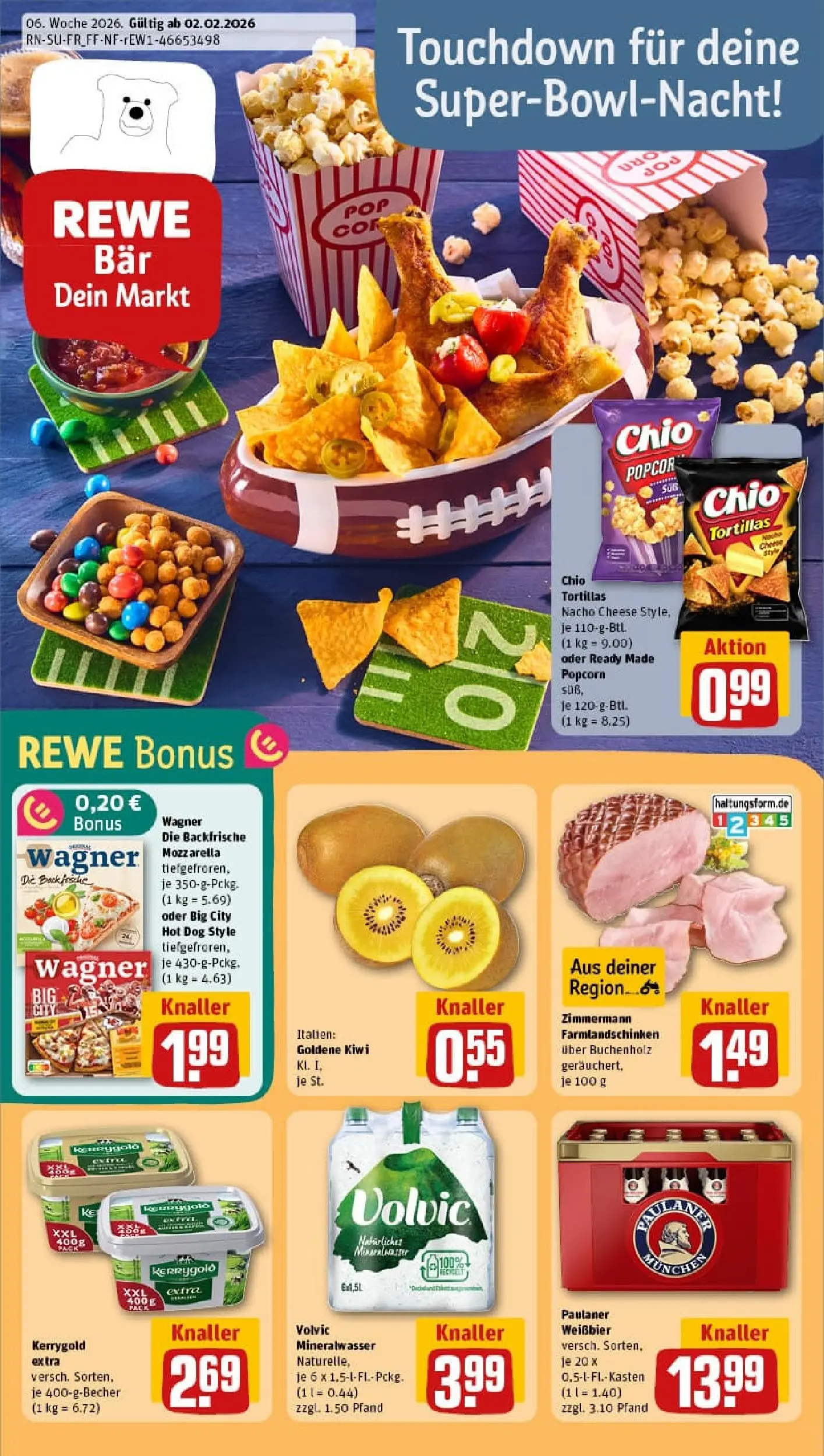 REWE Prospekt ab 01.02.2026 zum Blättern » Angebote | Seite: 1