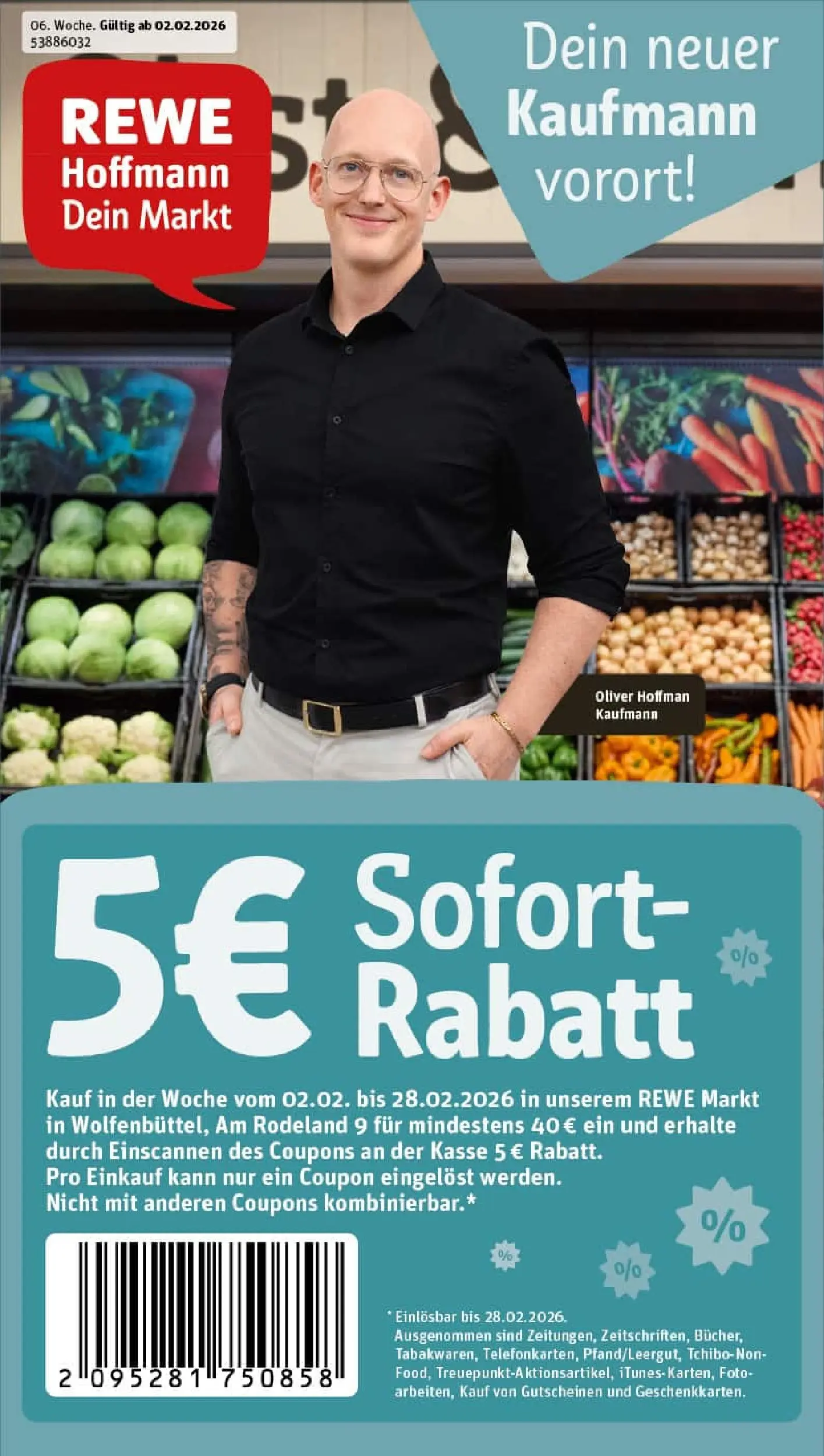 REWE Prospekt ab 02.02.2026 zum Blättern » Angebote | Seite: 1