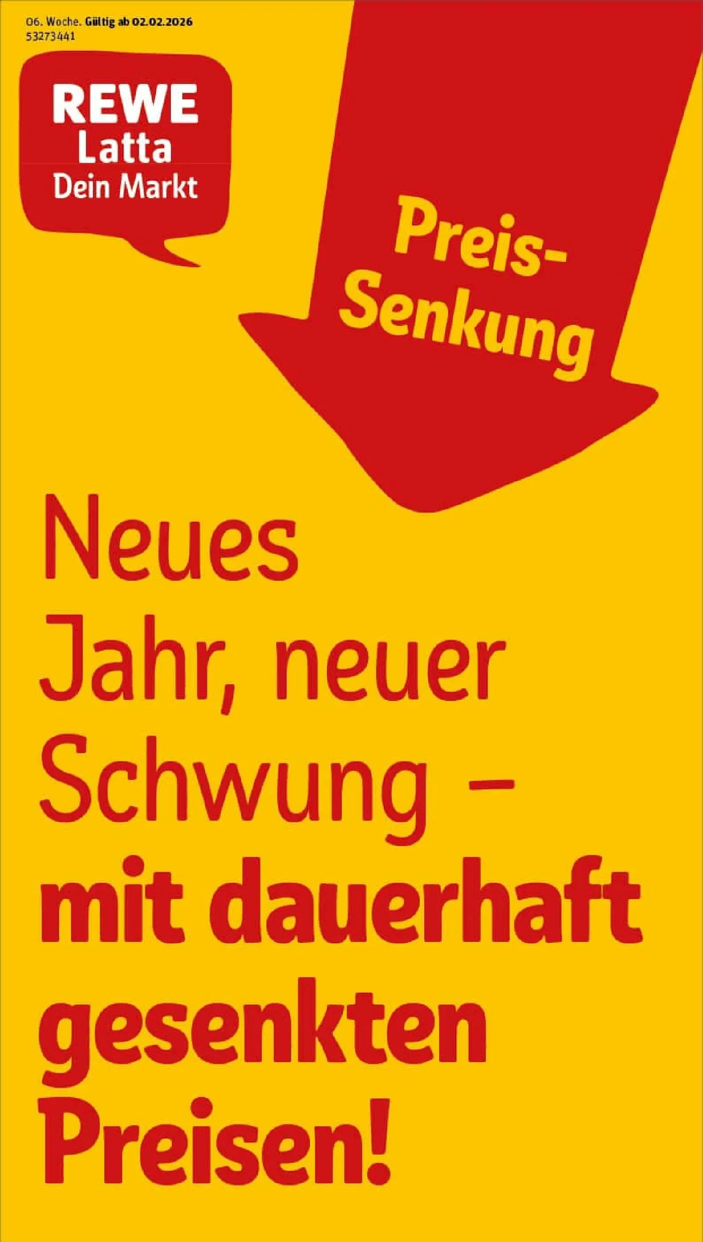 REWE Prospekt ab 02.02.2026 zum Blättern » Angebote | Seite: 1 | Produkte: Lätta
