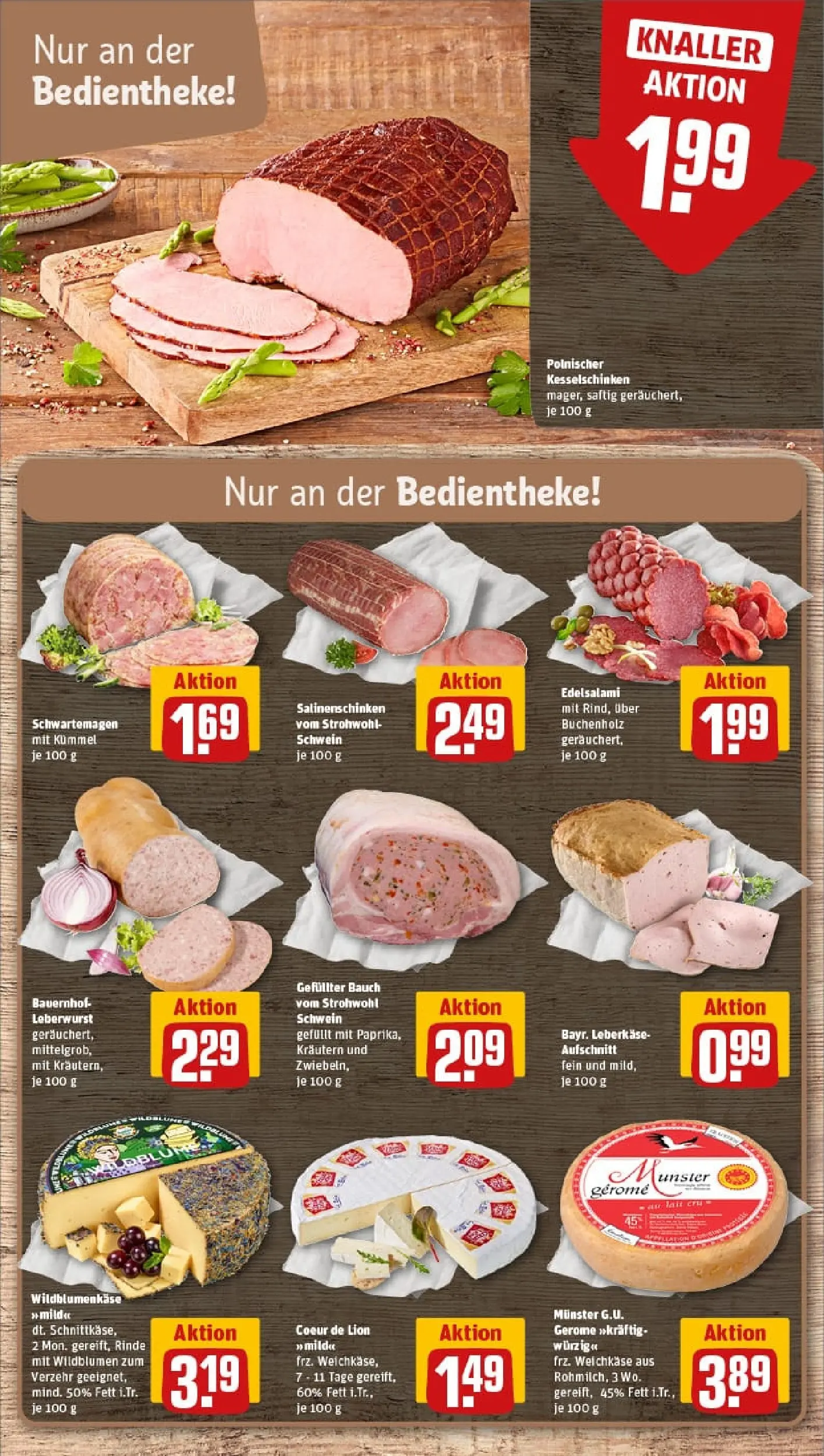 REWE Prospekt ab 02.02.2026 zum Blättern » Angebote | Seite: 11 | Produkte: Salami, Leberkase