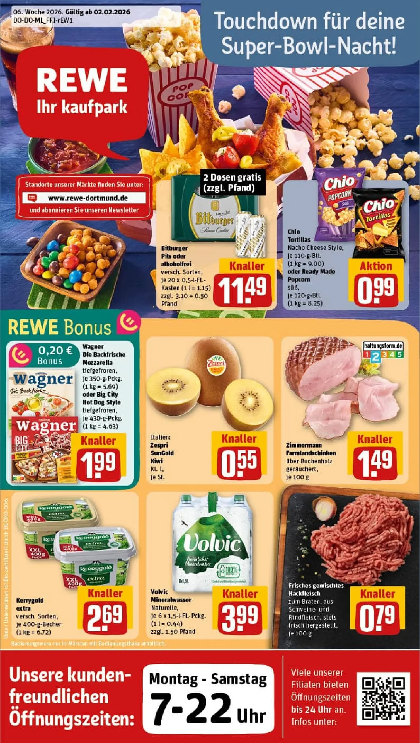 REWE Prospekt ab 01.02.2026 zum Blättern » Angebote | Seite: 1