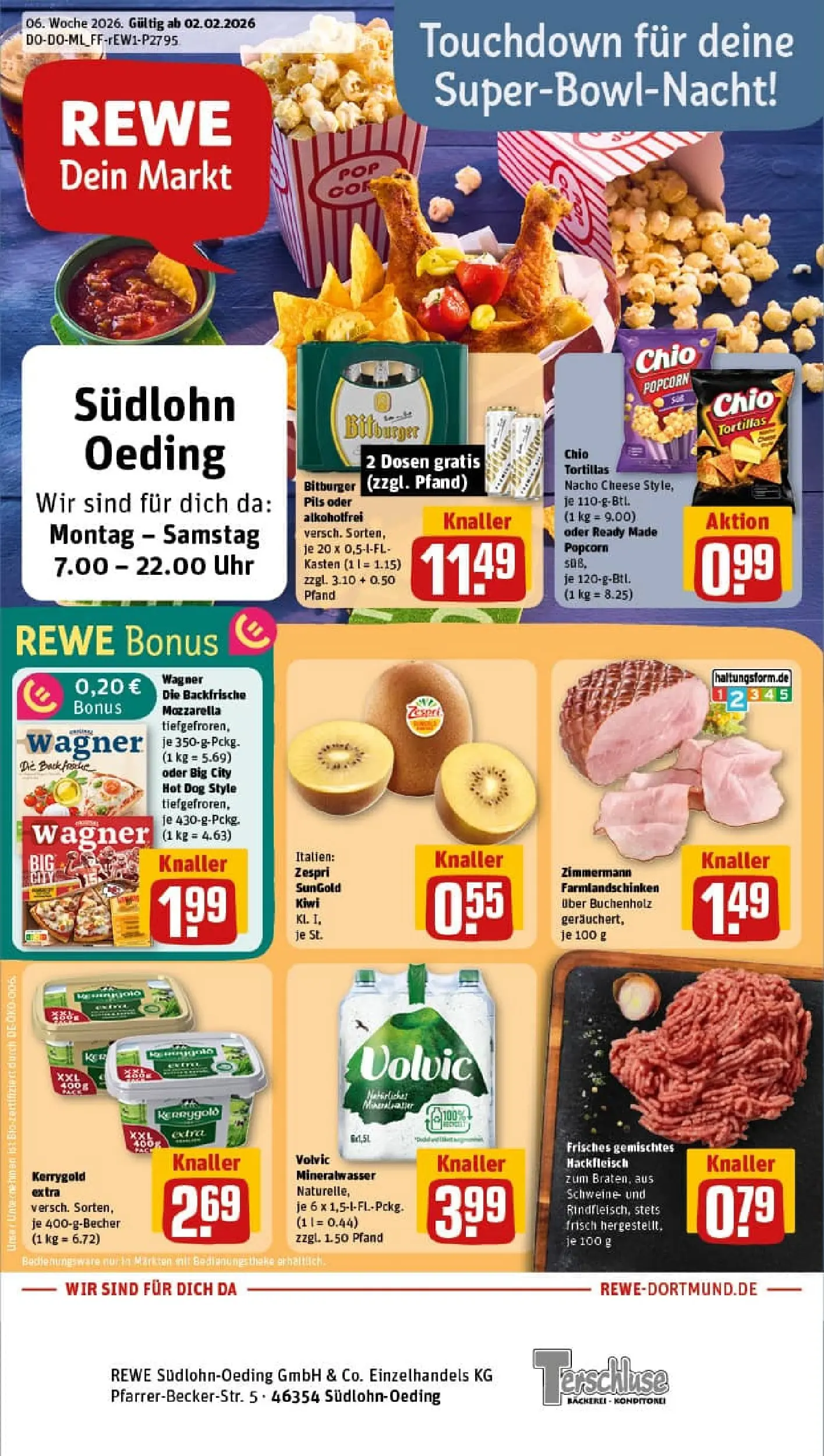 REWE Prospekt ab 01.02.2026 zum Blättern » Angebote | Seite: 1