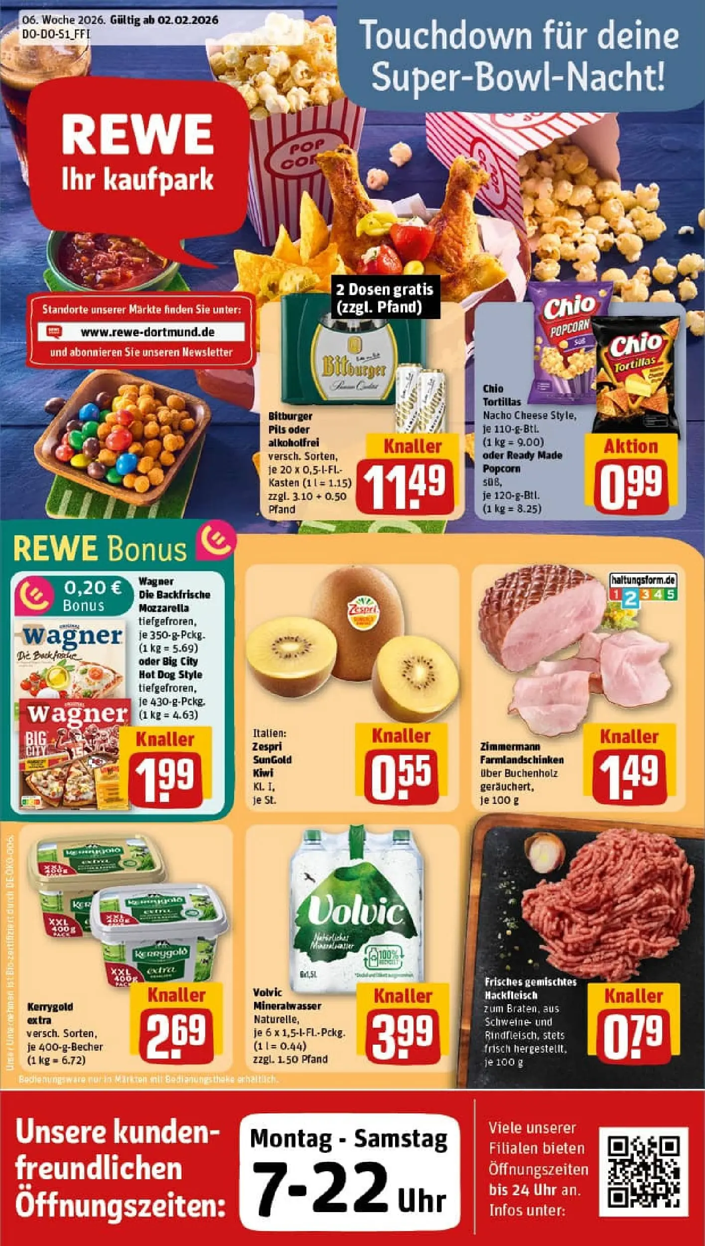 REWE Prospekt ab 01.02.2026 zum Blättern » Angebote | Seite: 1