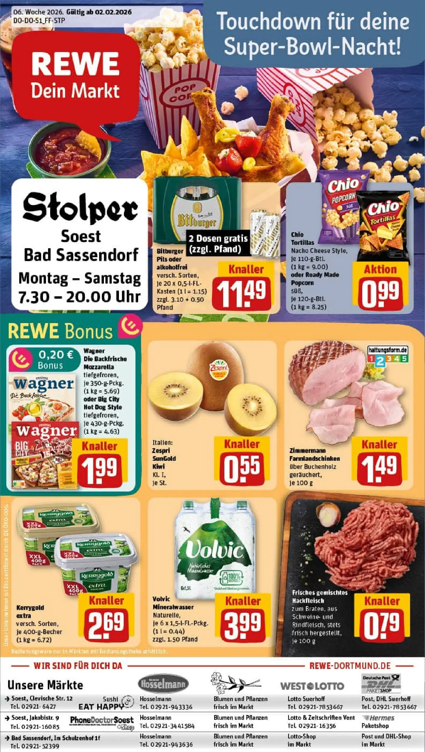 REWE Prospekt ab 01.02.2026 zum Blättern » Angebote | Seite: 1