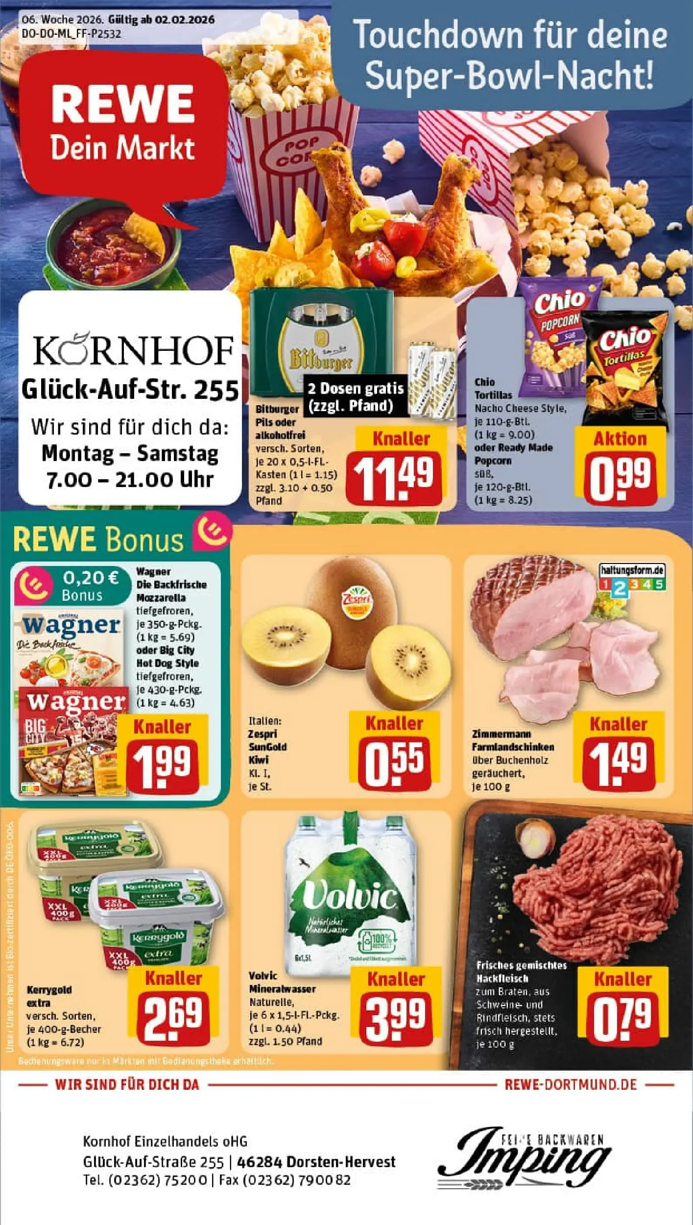 REWE Prospekt ab 01.02.2026 zum Blättern » Angebote | Seite: 1