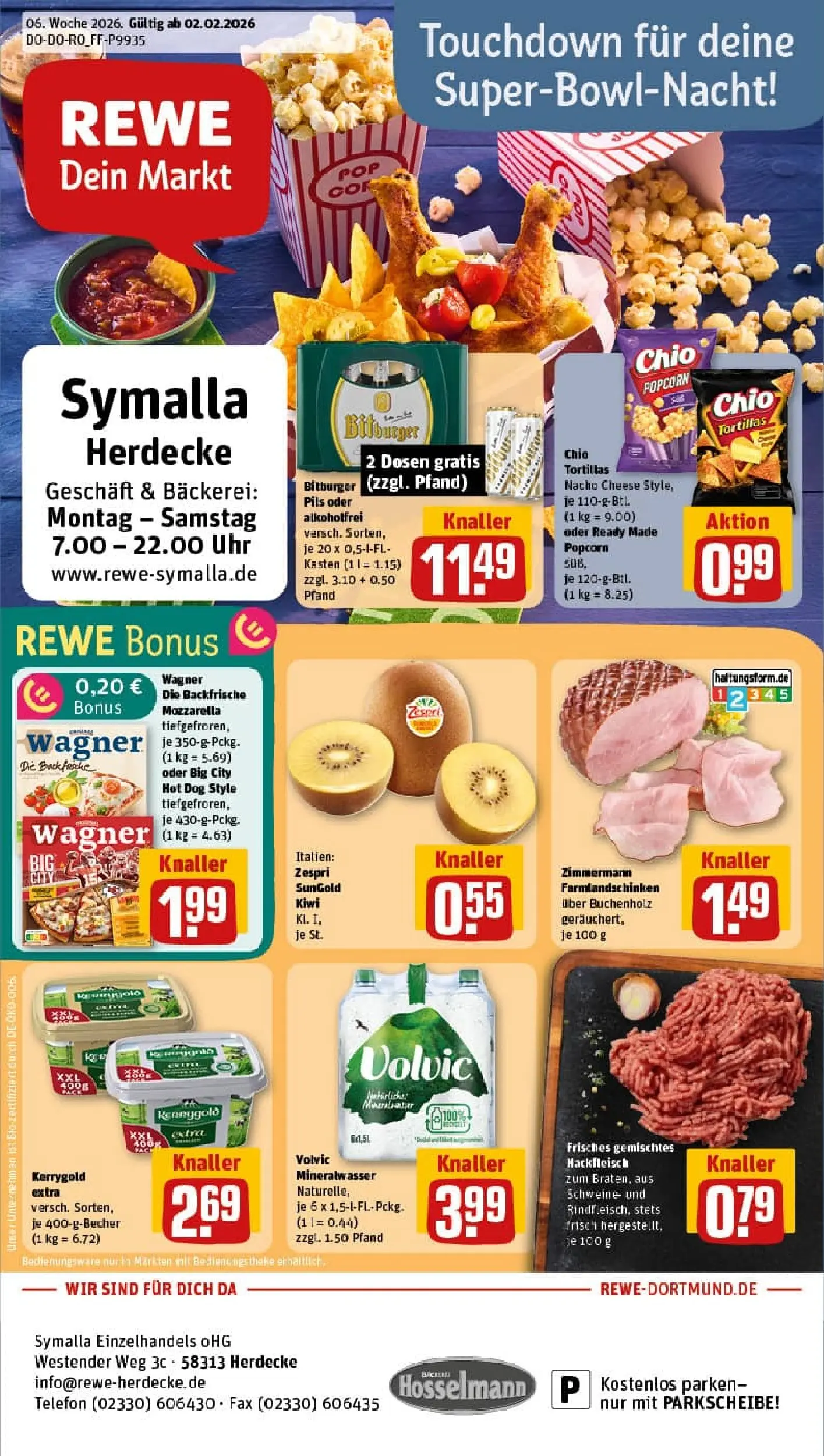 REWE Prospekt ab 01.02.2026 zum Blättern » Angebote | Seite: 1