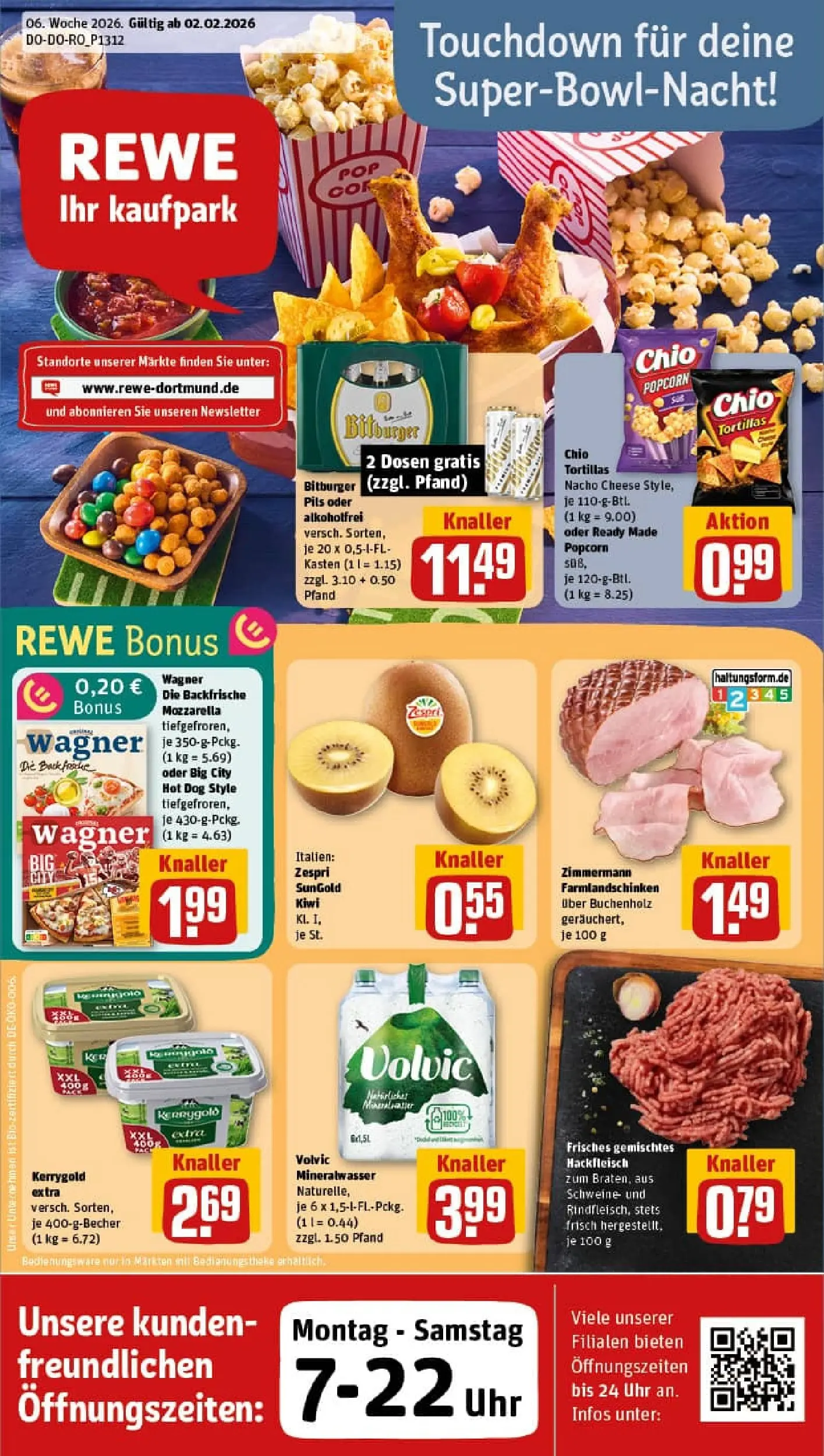 REWE Prospekt ab 01.02.2026 zum Blättern » Angebote | Seite: 1