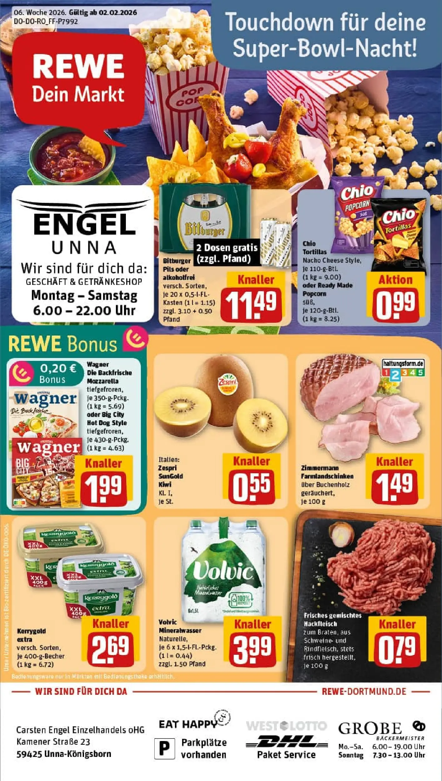 REWE Prospekt ab 01.02.2026 zum Blättern » Angebote | Seite: 1
