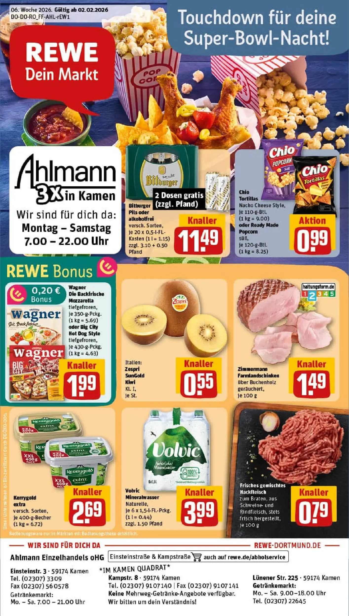 REWE Prospekt ab 01.02.2026 zum Blättern » Angebote | Seite: 1