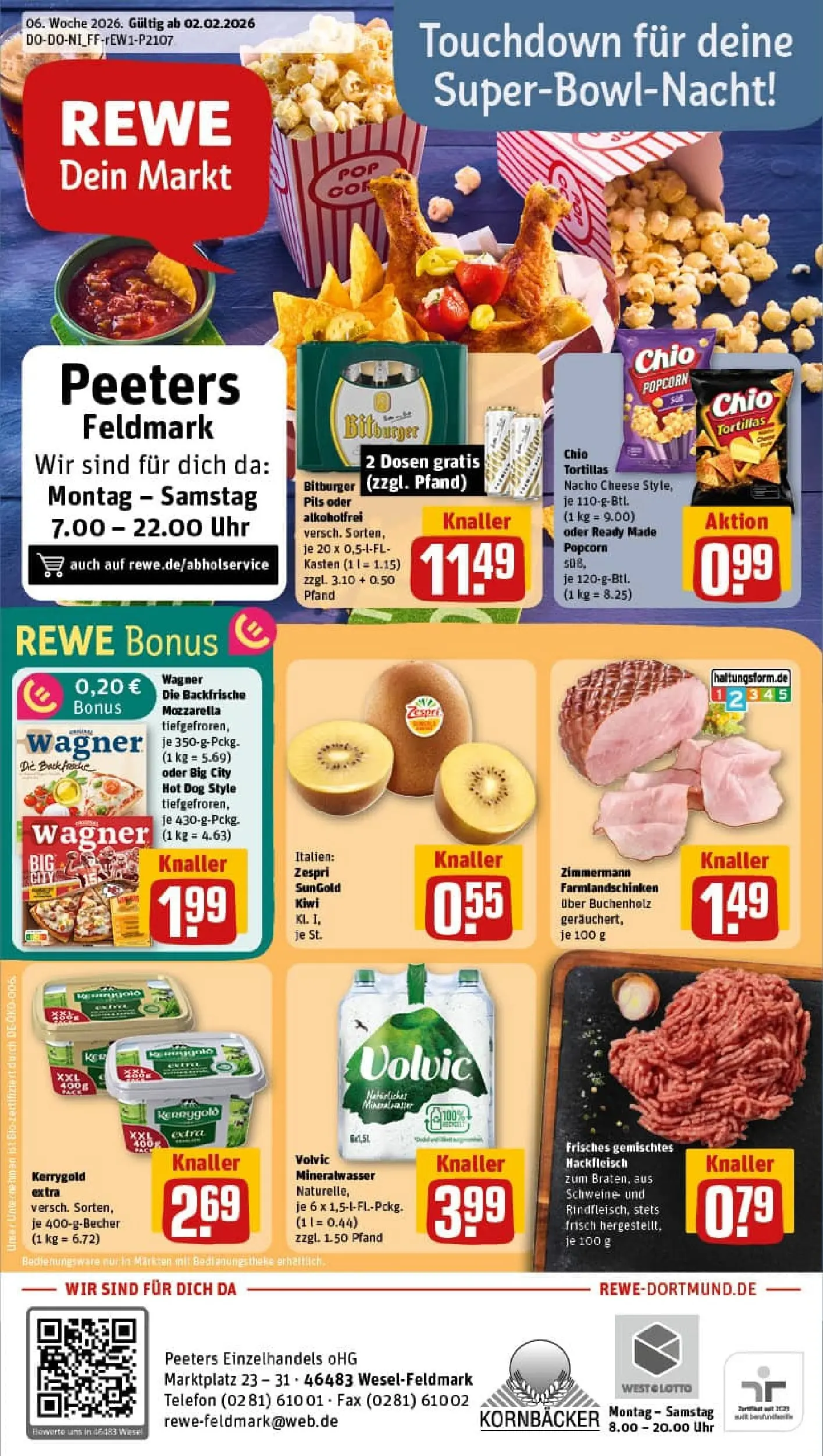 REWE Prospekt ab 01.02.2026 zum Blättern » Angebote | Seite: 1