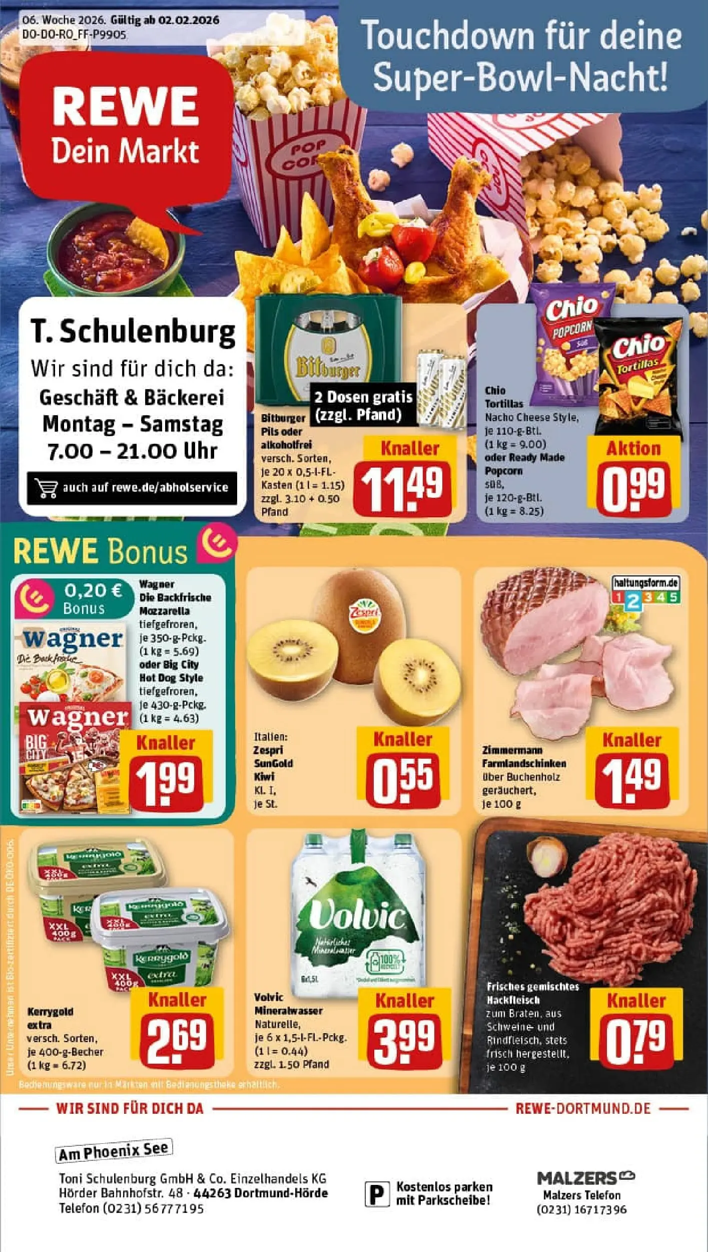 REWE Prospekt ab 01.02.2026 zum Blättern » Angebote | Seite: 1