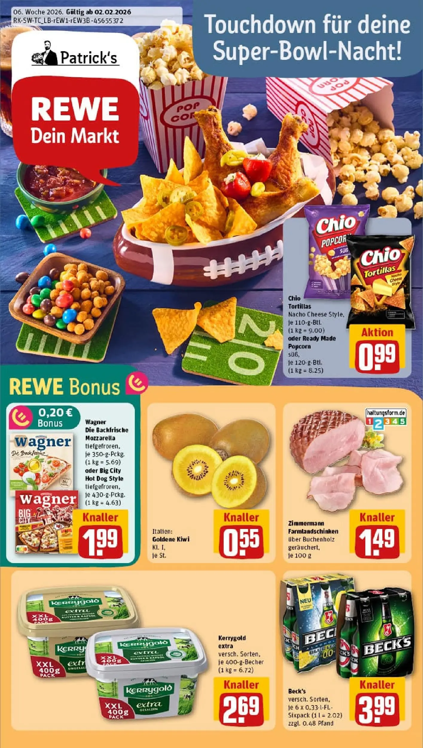 REWE Prospekt ab 01.02.2026 zum Blättern » Angebote | Seite: 1