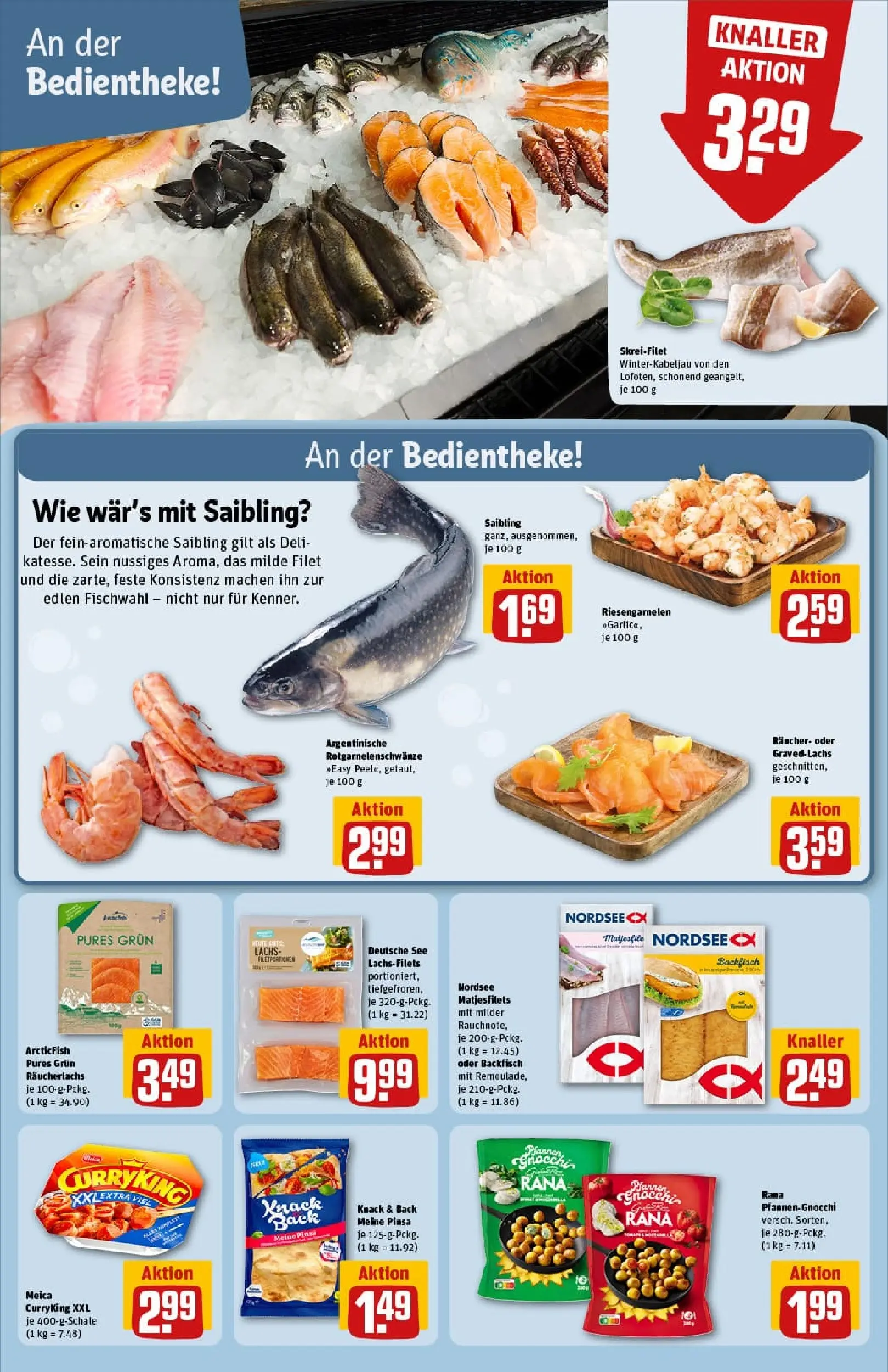 REWE Prospekt ab 02.02.2026 zum Blättern » Angebote | Seite: 14 | Produkte: Meica, Lachs, Räucherlachs