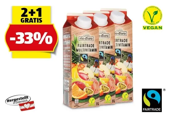 RIO D&rsquo;ORO Multivitamin Nektar, 1 l