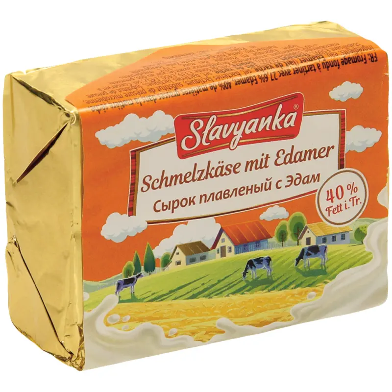 Streichf&auml;higer Schmelzk&auml;se mit 27,6% Edamer, 40% Fett i. Tr.
