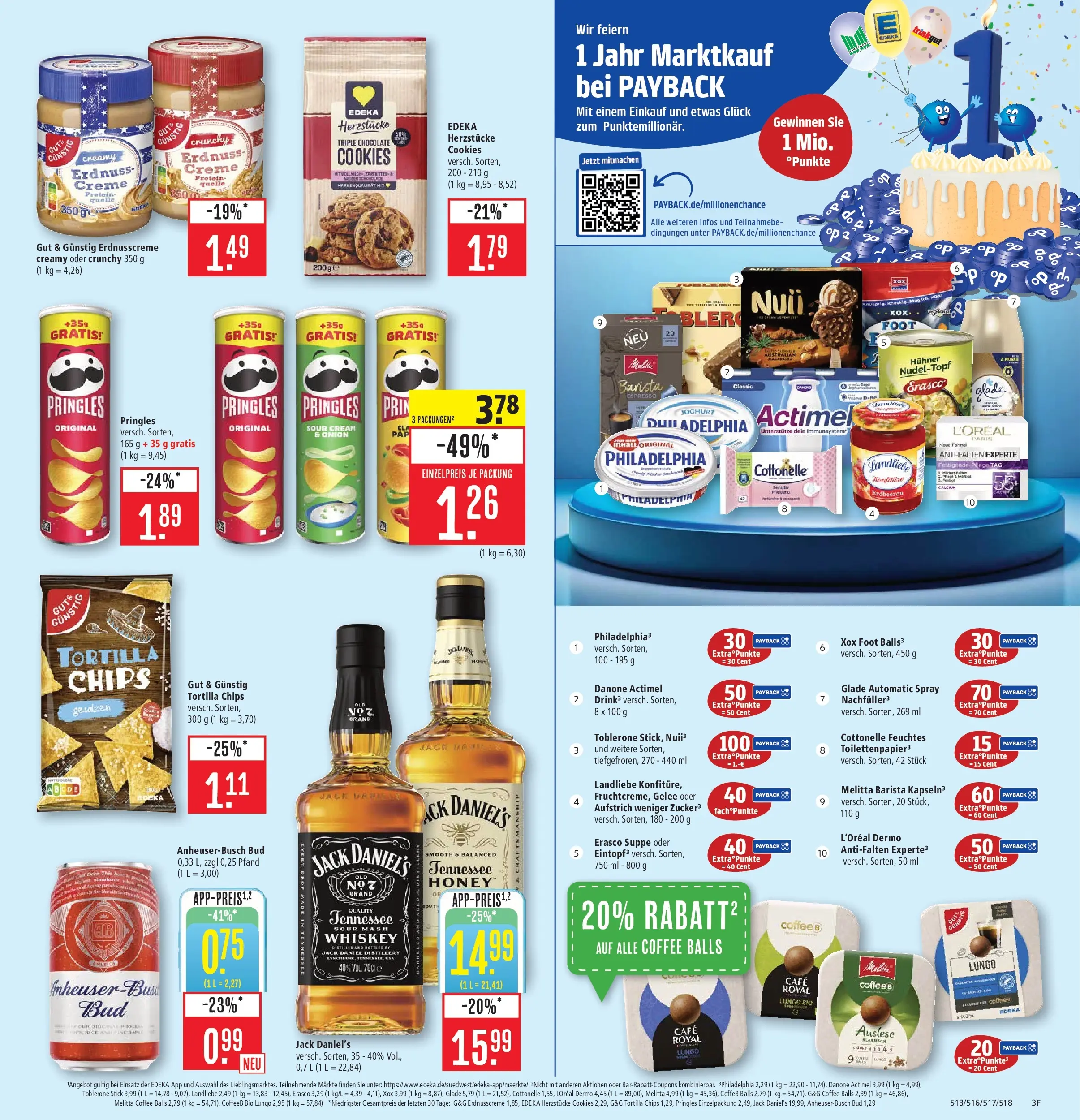 Marktkauf - Marktkauf: Wochenangebote (ab 02.02.2026) » Angebote online | Seite: 7 | Produkte: Joghurt, Jack Daniel's, Erdbeeren, Chips