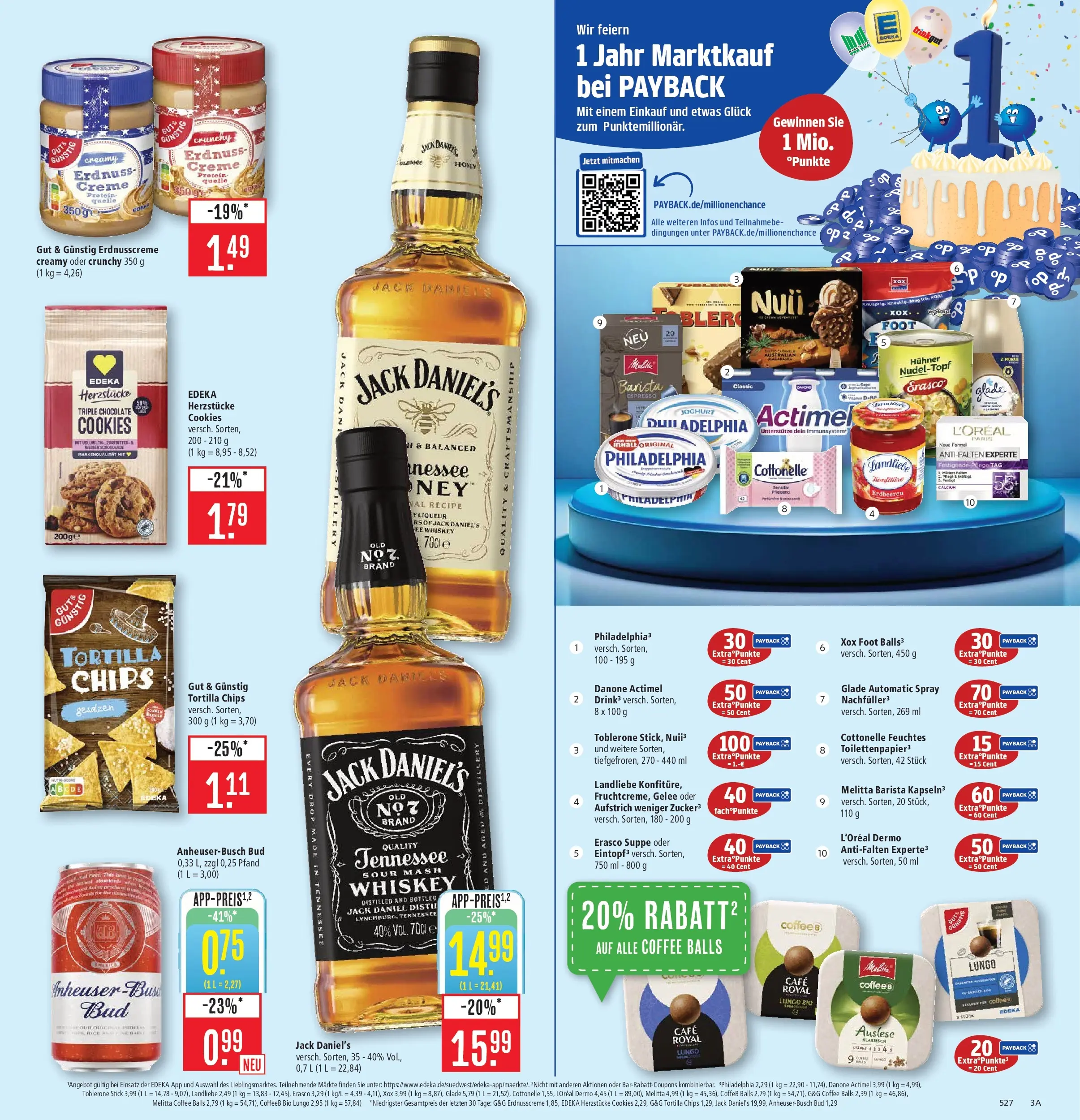 Marktkauf - Marktkauf: Wochenangebote (ab 02.02.2026) » Angebote online | Seite: 3 | Produkte: Philadelphia, Jack Daniel's, Creme, Erdbeeren