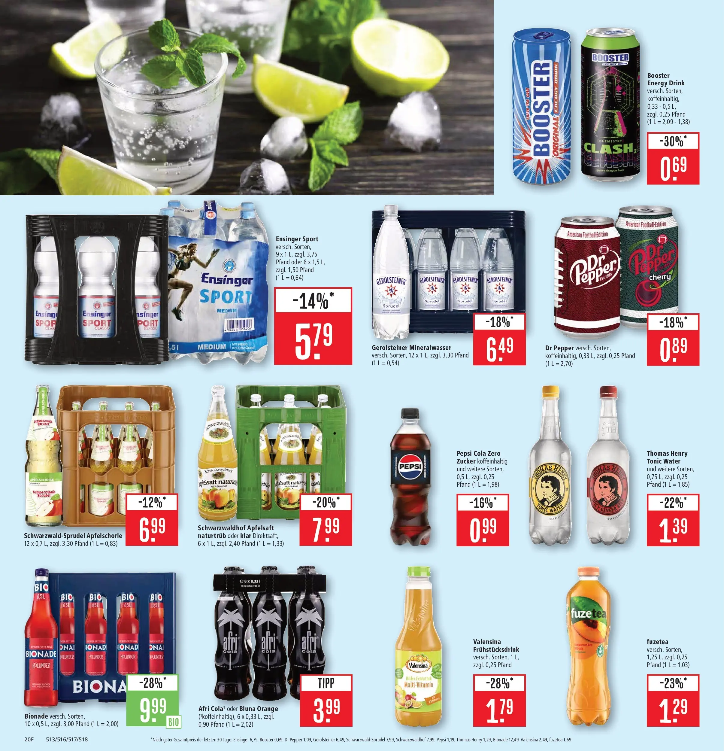 Marktkauf - Marktkauf: Wochenangebote (ab 02.02.2026) » Angebote online | Seite: 30 | Produkte: Energy, Bionade, Apfelsaft, Zucker