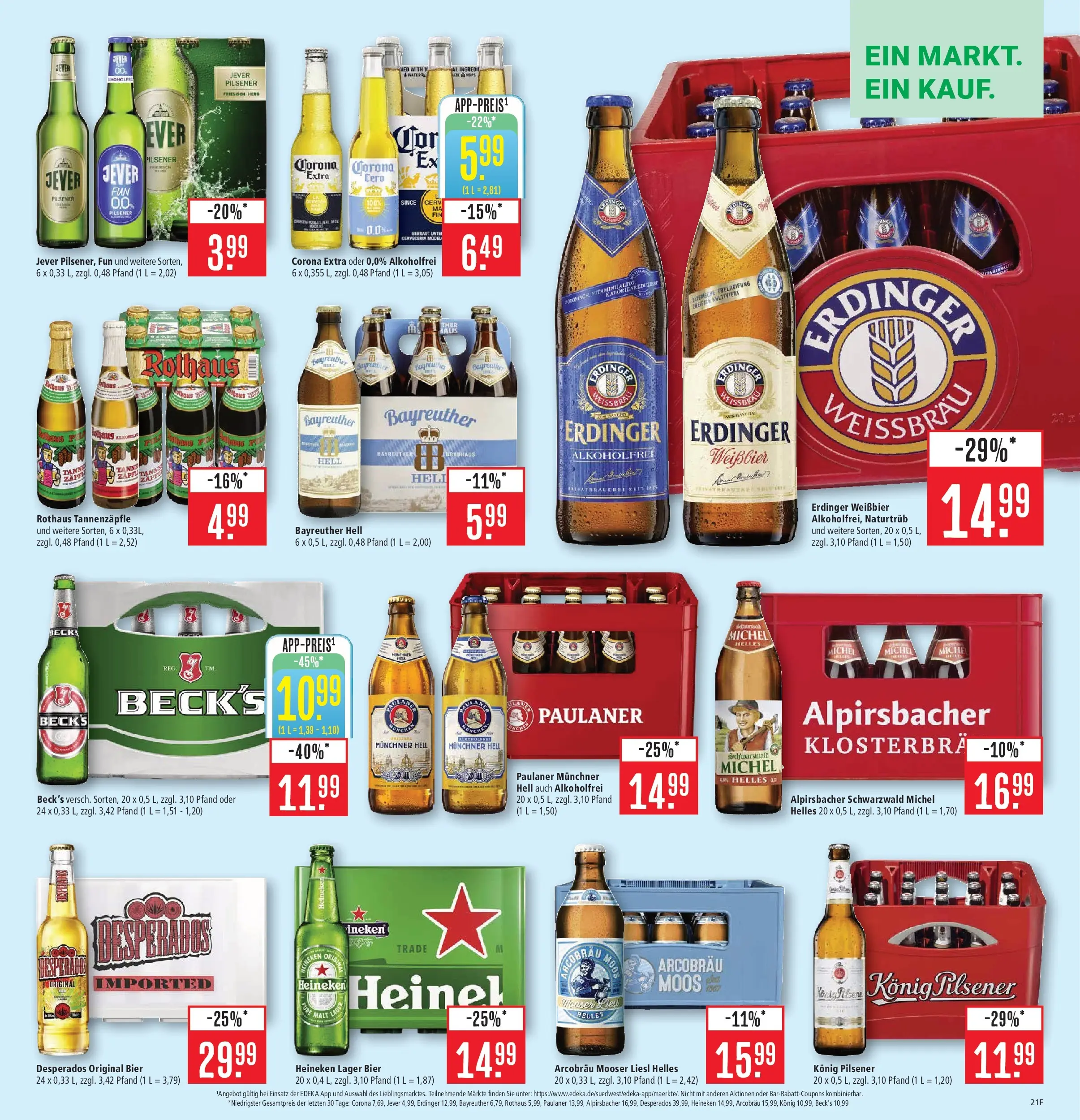 Marktkauf - Marktkauf: Wochenangebote (ab 02.02.2026) » Angebote online | Seite: 31 | Produkte: Erdinger, Bier, Jever, Paulaner