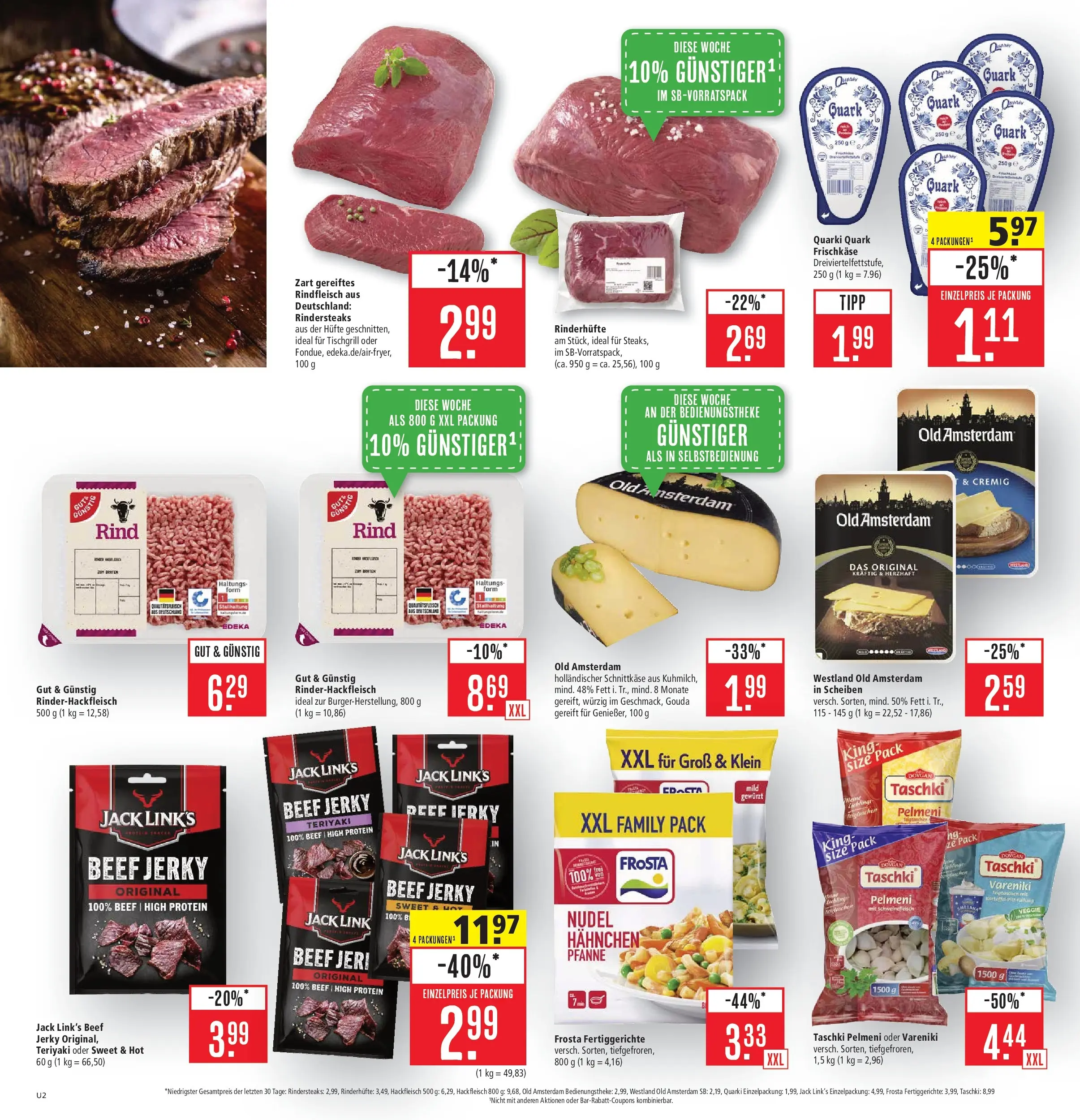 Marktkauf - Marktkauf: Wochenangebote (ab 02.02.2026) » Angebote online | Seite: 2 | Produkte: Hahnchen, Quark, Frosta, Frischkase
