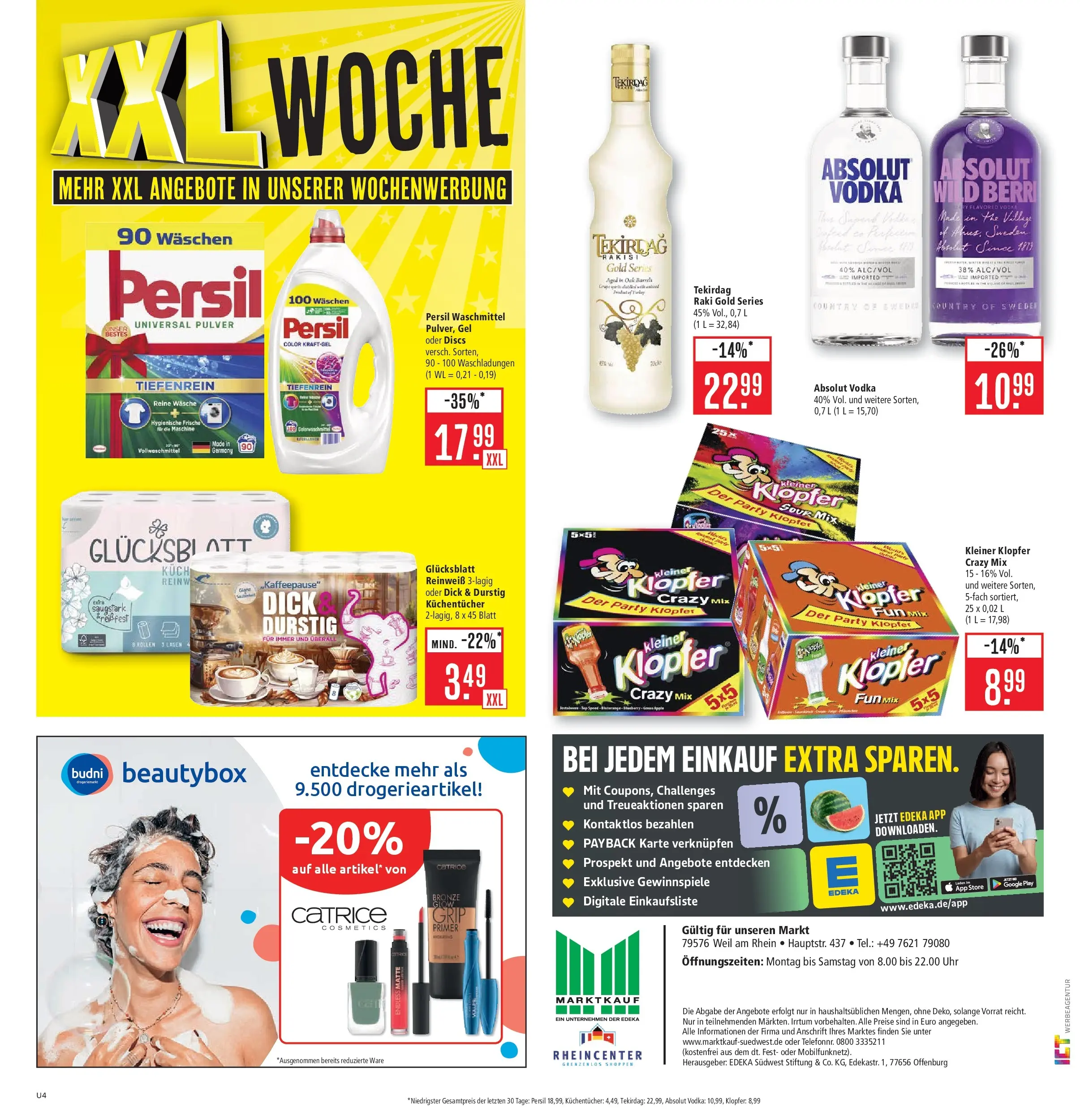 Marktkauf - Marktkauf: Wochenangebote (ab 02.02.2026) » Angebote online | Seite: 4 | Produkte: Waschmittel, Primer, Uhr, Persil