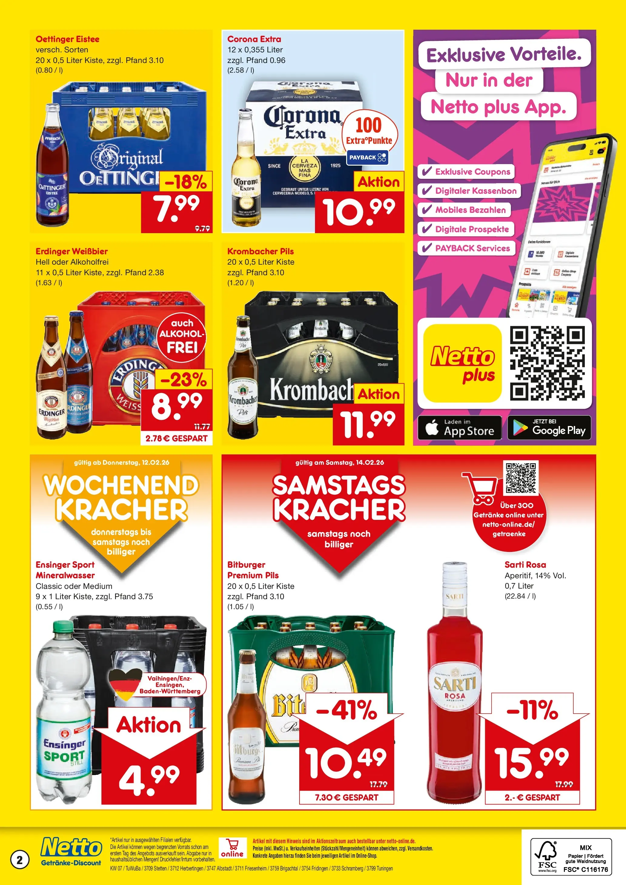 Netto Marken-Discount prospekt Stetten Am Kalten Markt	 (ab 09.02.2026) » Angebote | Seite: 2