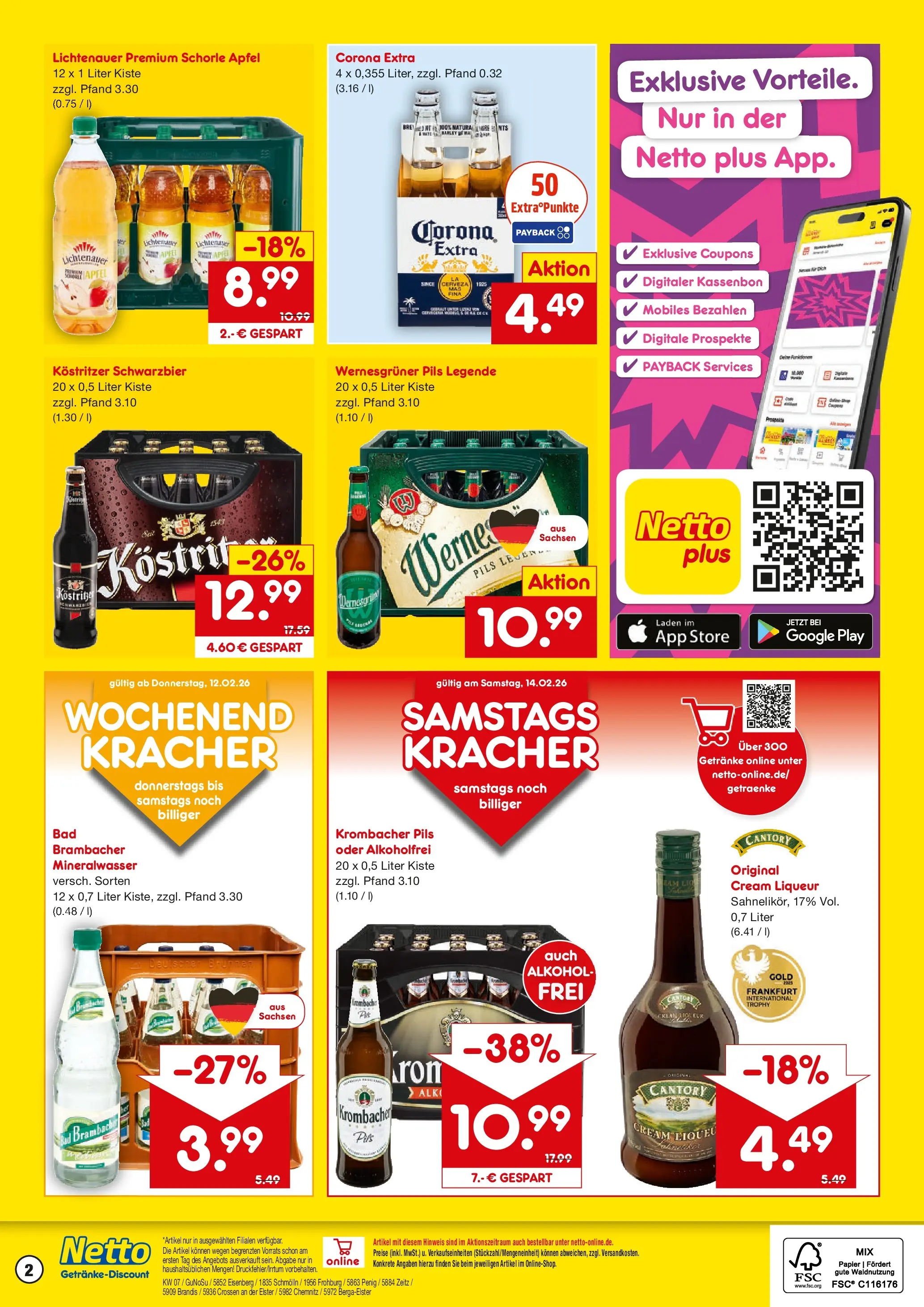 Netto Marken-Discount prospekt Brandis	 (ab 09.02.2026) » Angebote | Seite: 2