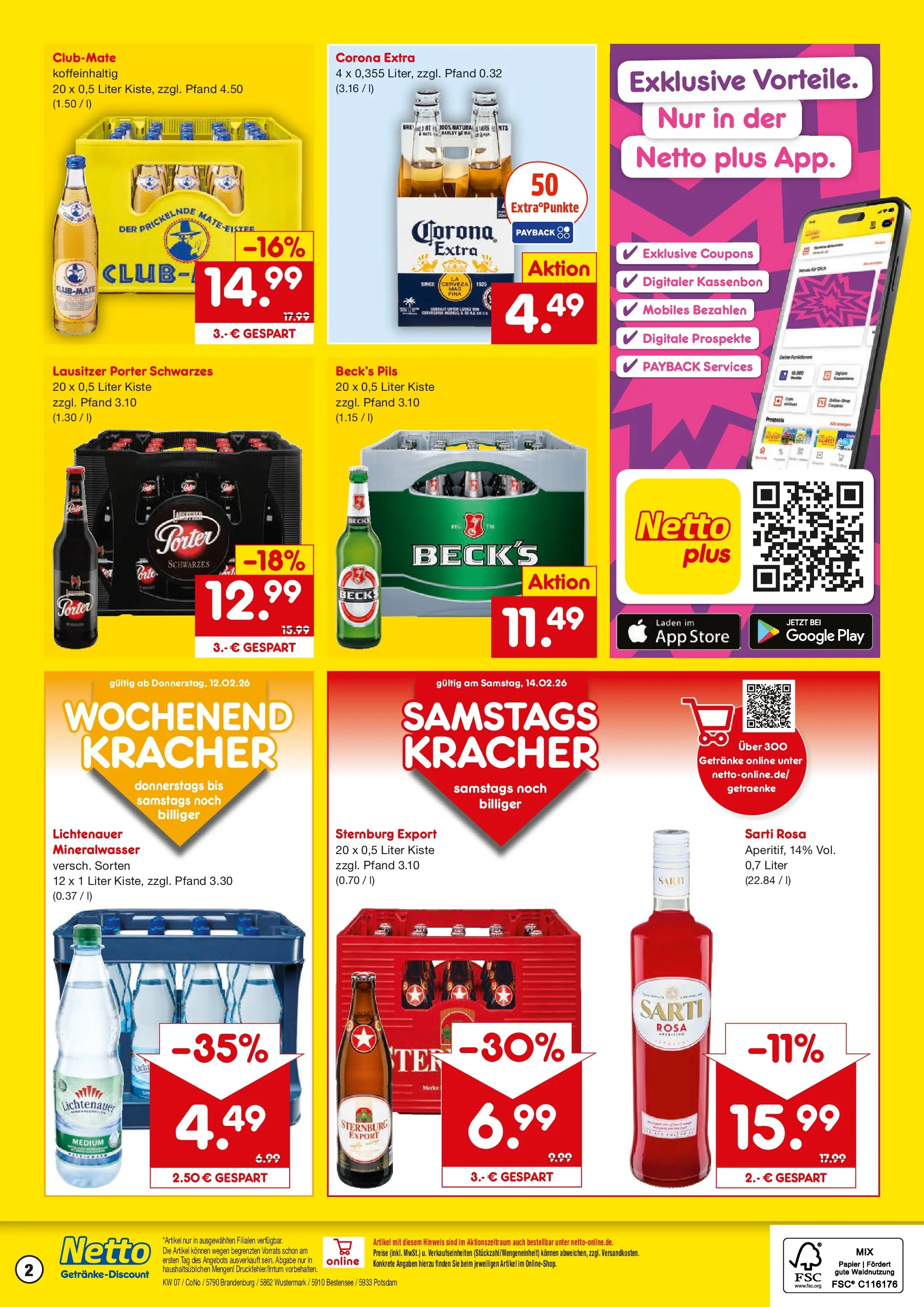 Netto Marken-Discount prospekt Potsdam	 (ab 08.02.2026) » Angebote | Seite: 2