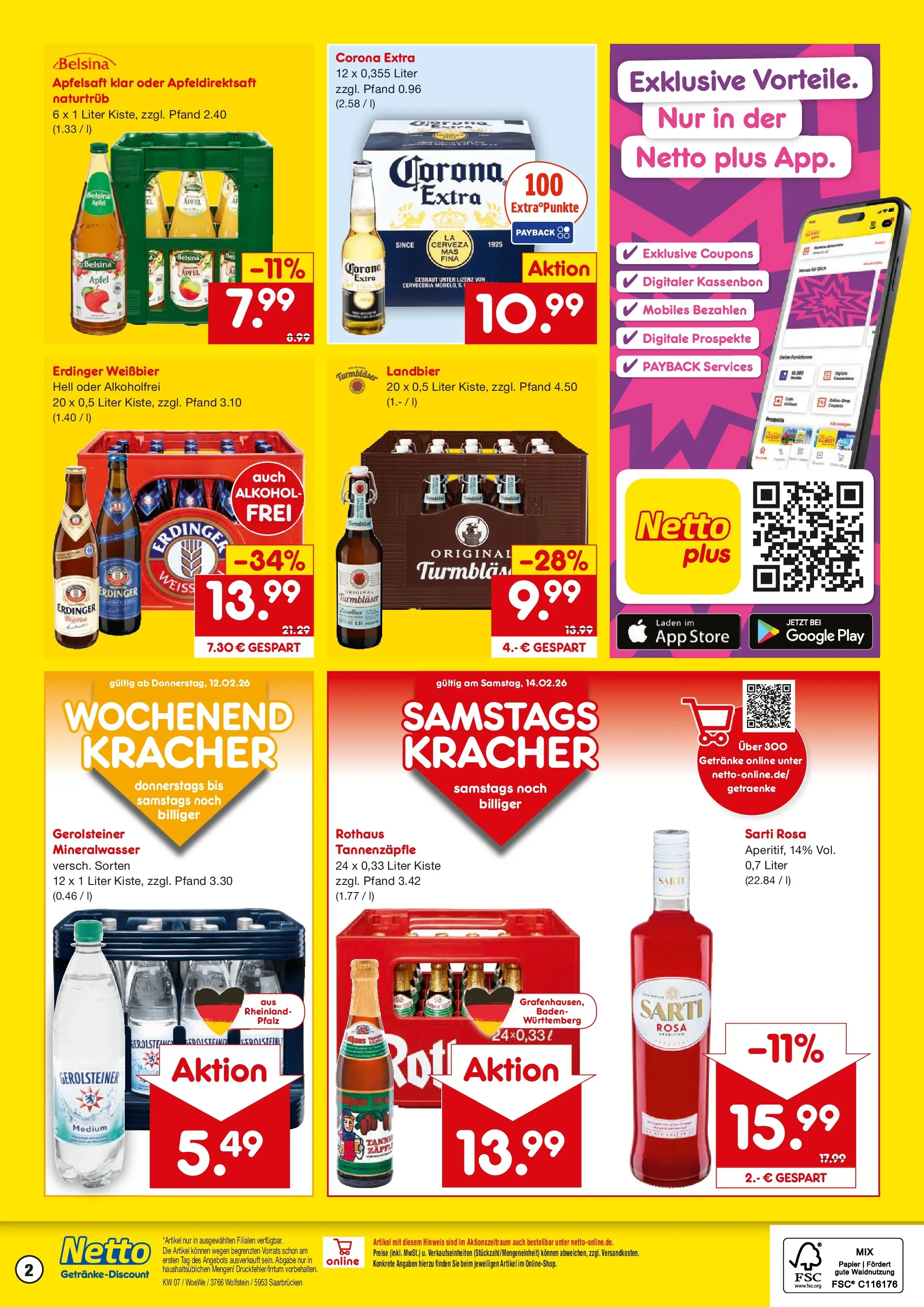 Netto Marken-Discount prospekt Saarbrücken	 (ab 09.02.2026) » Angebote | Seite: 2