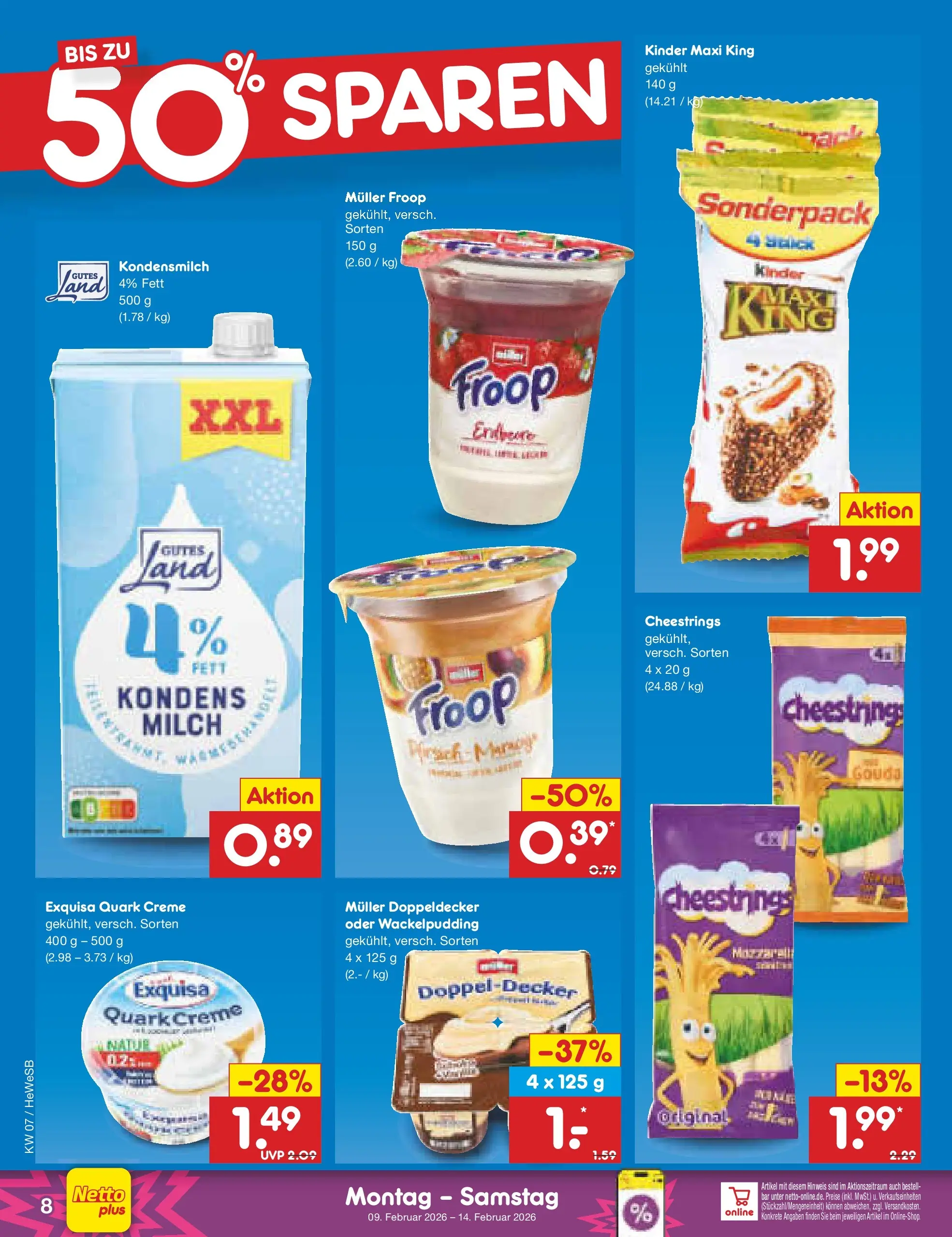Netto Marken-Discount prospekt Hamburg	 (ab 09.02.2026) » Angebote | Seite: 8