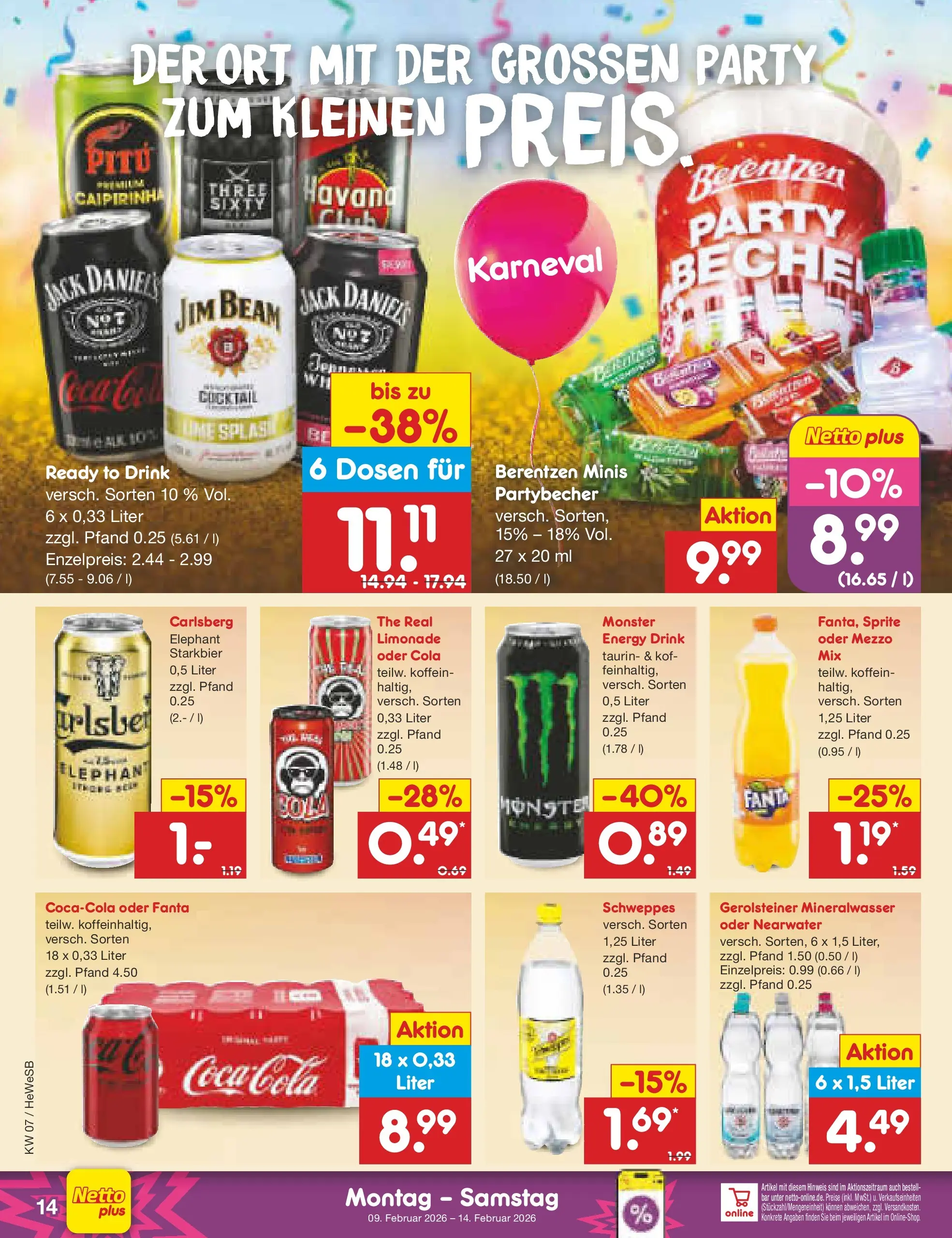 Netto Marken-Discount prospekt Hamburg	 (ab 09.02.2026) » Angebote | Seite: 14