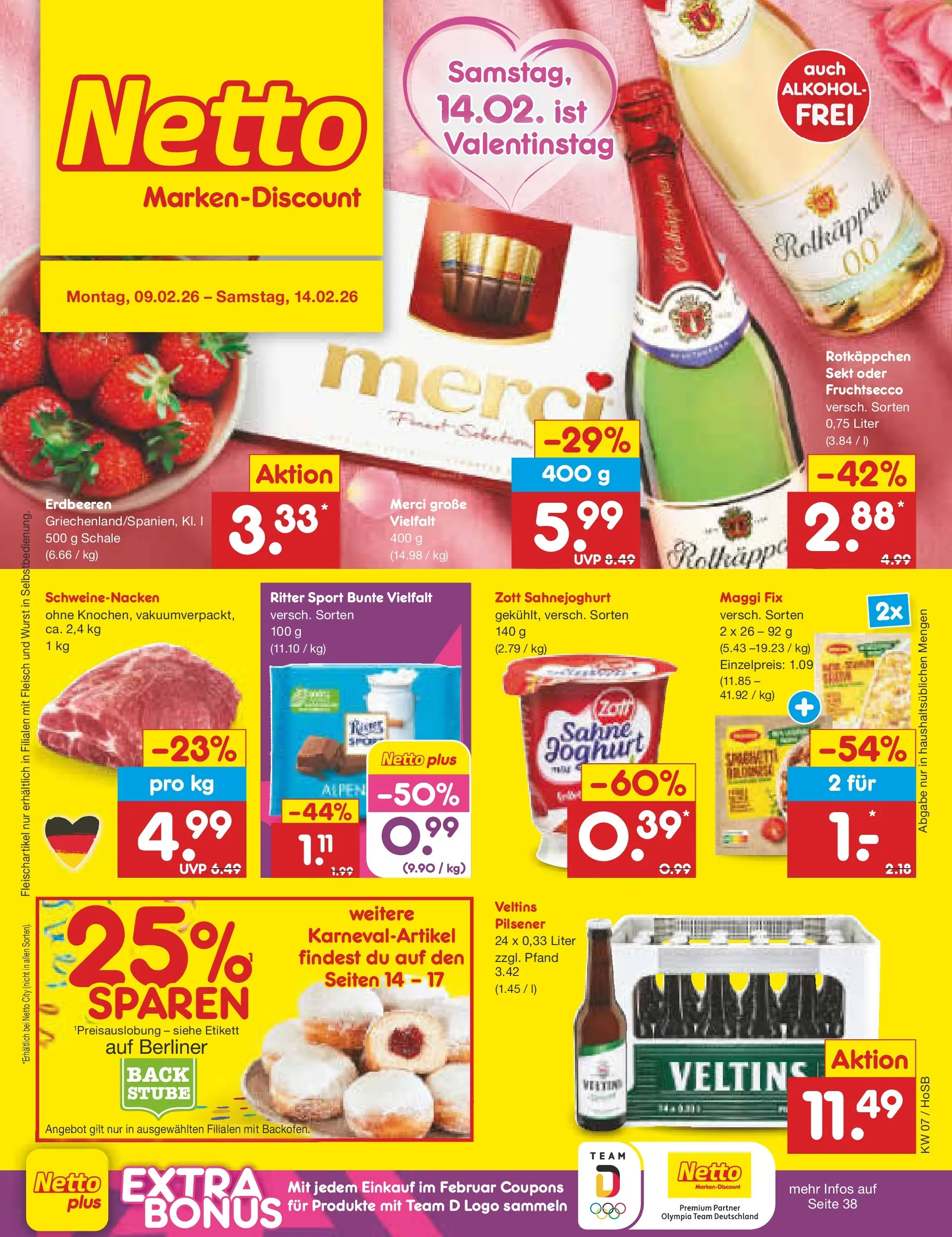 Netto Marken-Discount prospekt Hannover	 (ab 09.02.2026) » Angebote | Seite: 1