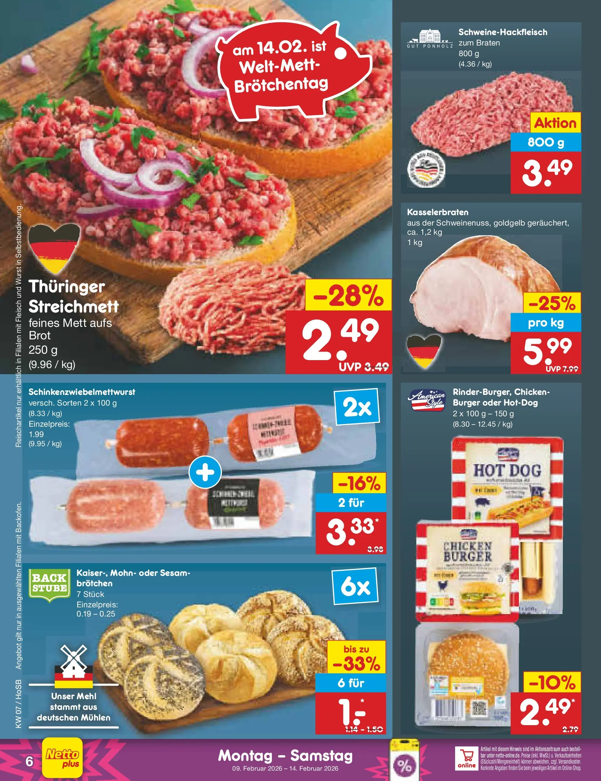Netto Marken-Discount prospekt Hannover	 (ab 09.02.2026) » Angebote | Seite: 6