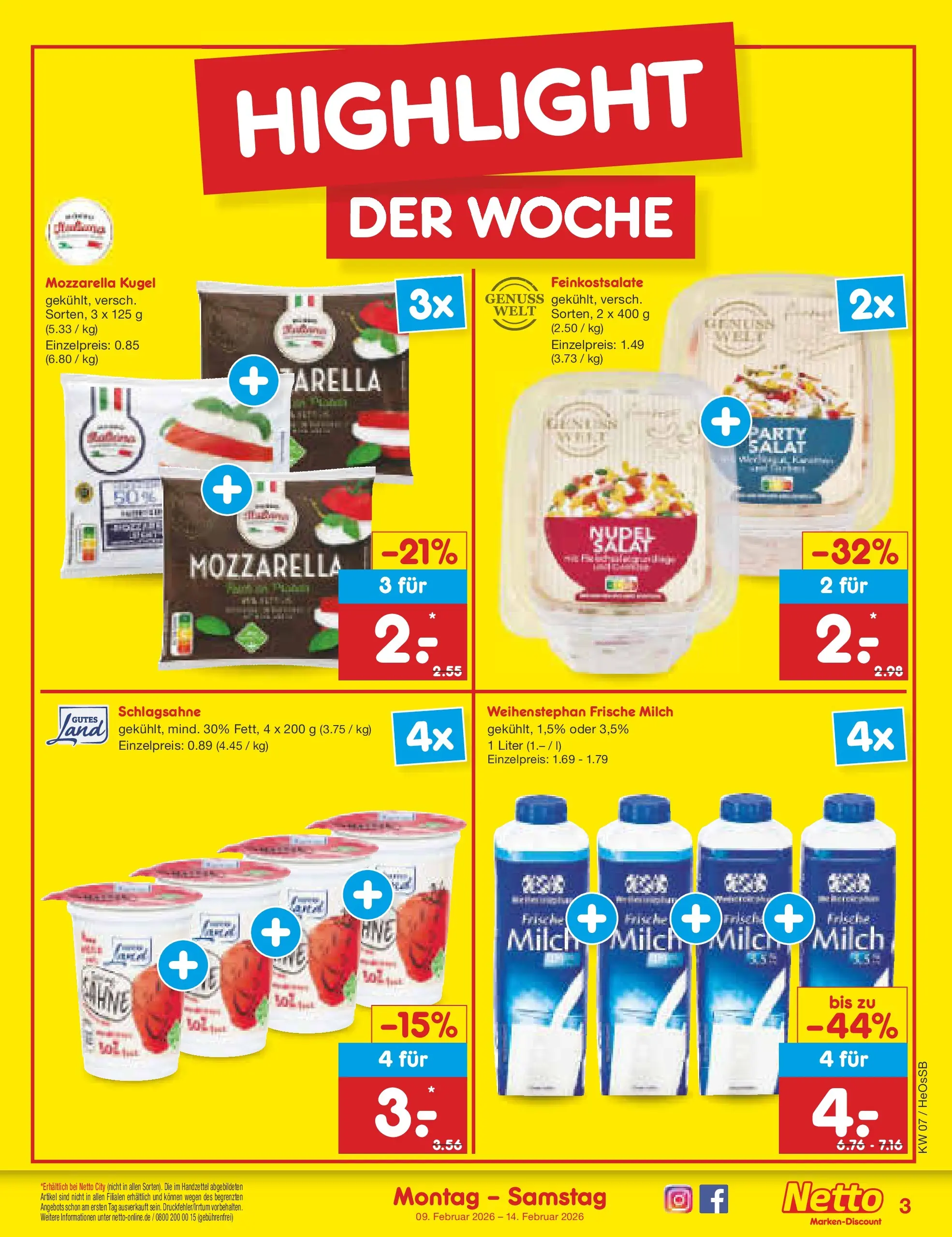 Netto Marken-Discount prospekt Kröpelin	 (ab 08.02.2026) » Angebote | Seite: 3