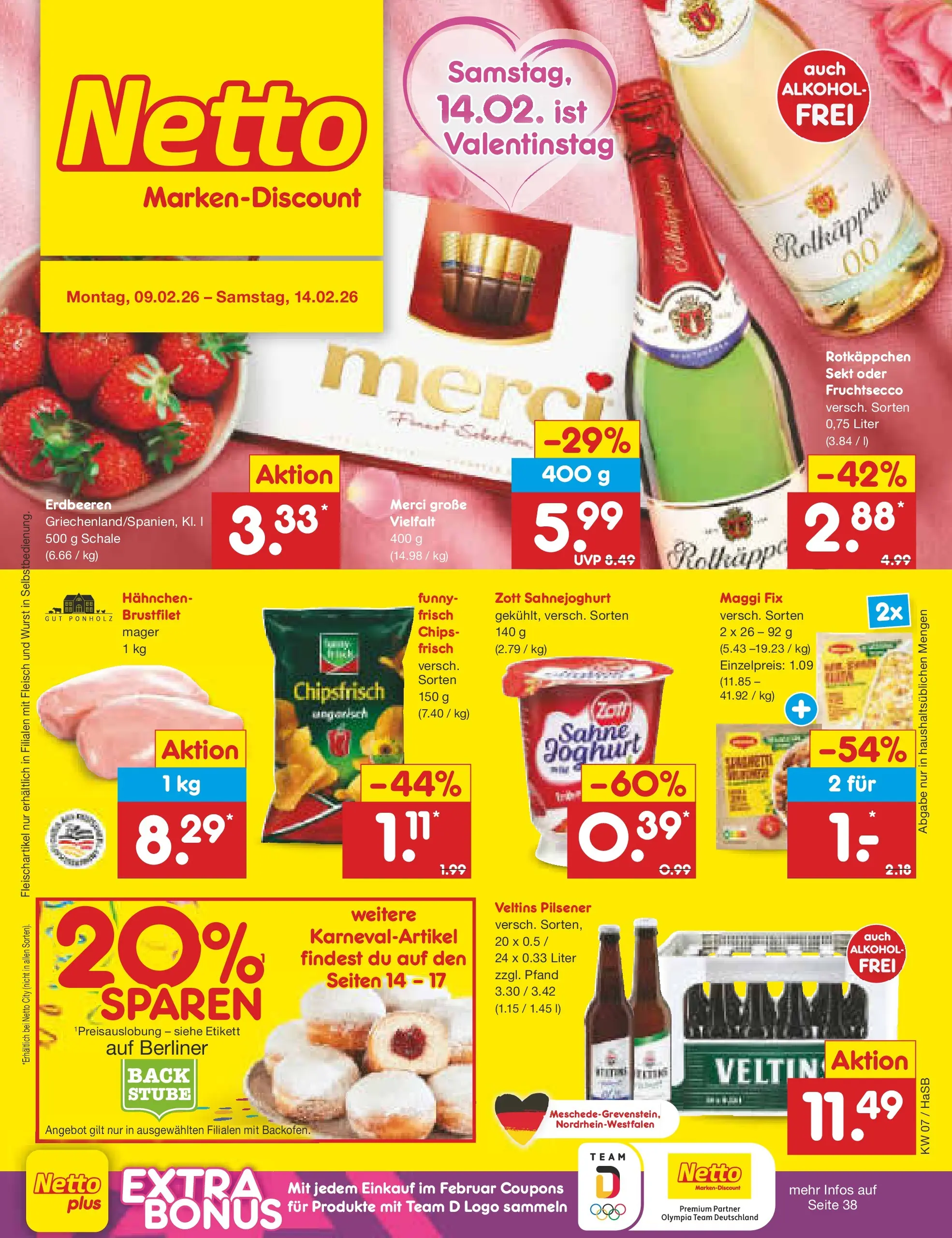 Netto Marken-Discount prospekt Wuppertal	 (ab 08.02.2026) » Angebote | Seite: 1