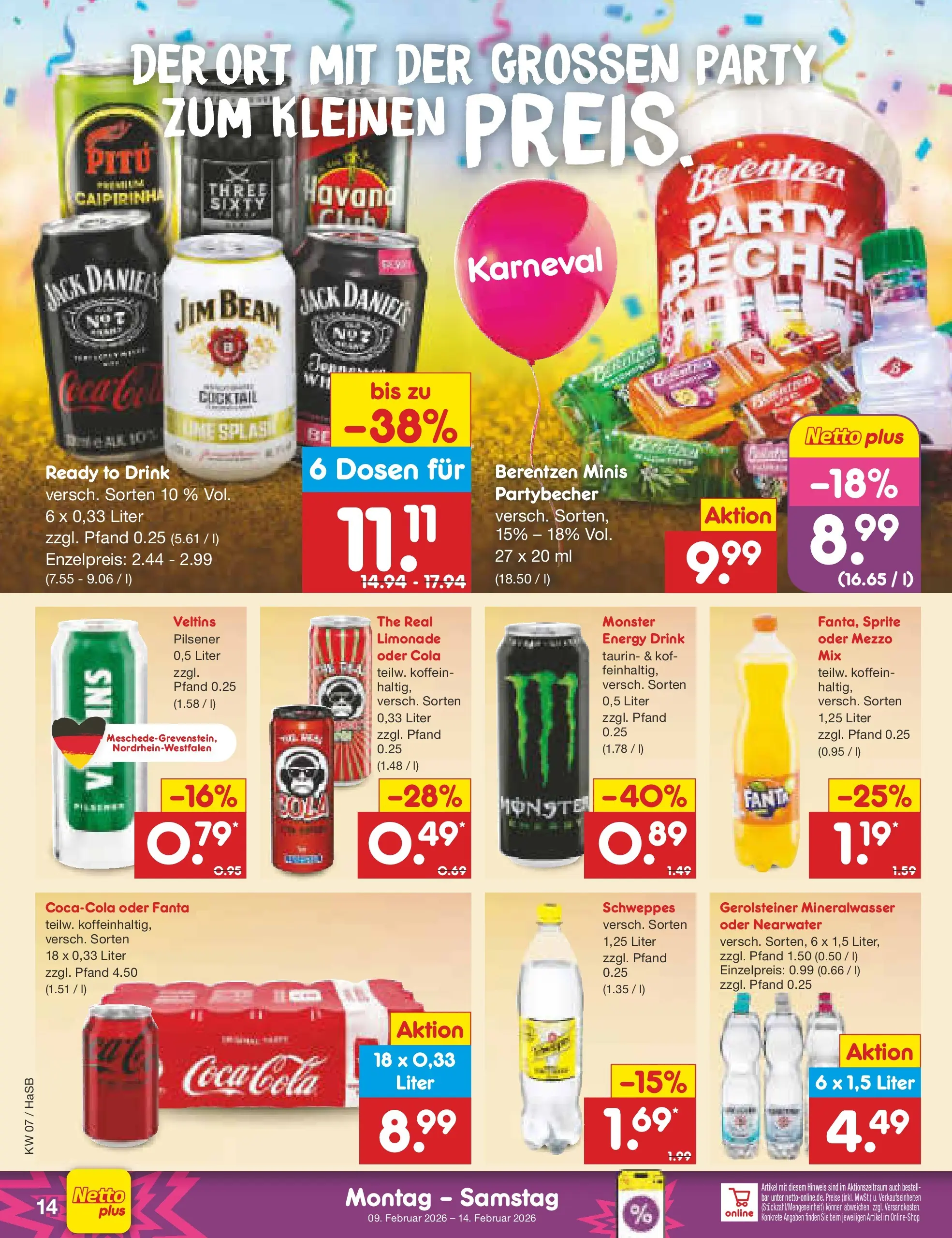 Netto Marken-Discount prospekt Wuppertal	 (ab 08.02.2026) » Angebote | Seite: 14