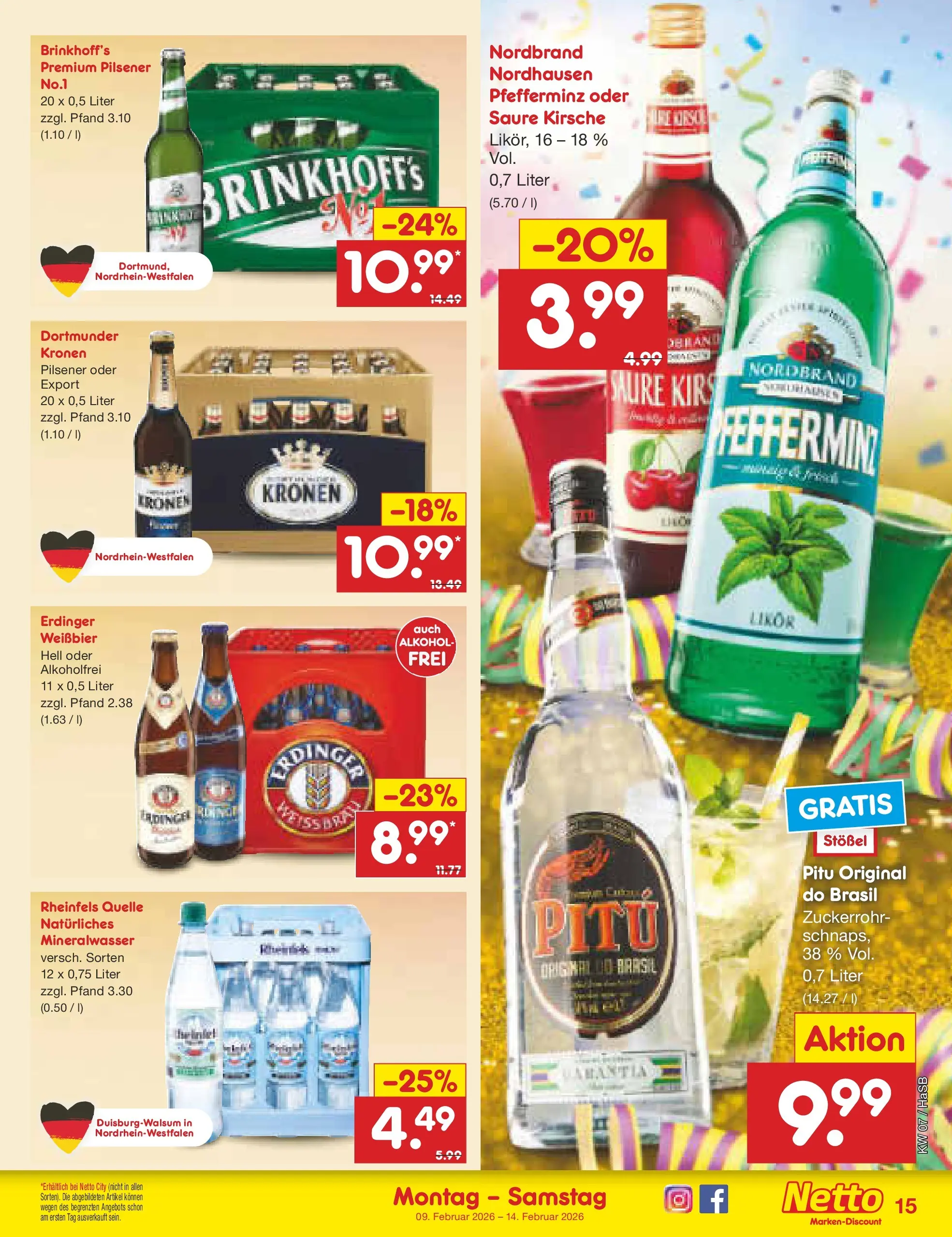 Netto Marken-Discount prospekt Wuppertal	 (ab 08.02.2026) » Angebote | Seite: 15