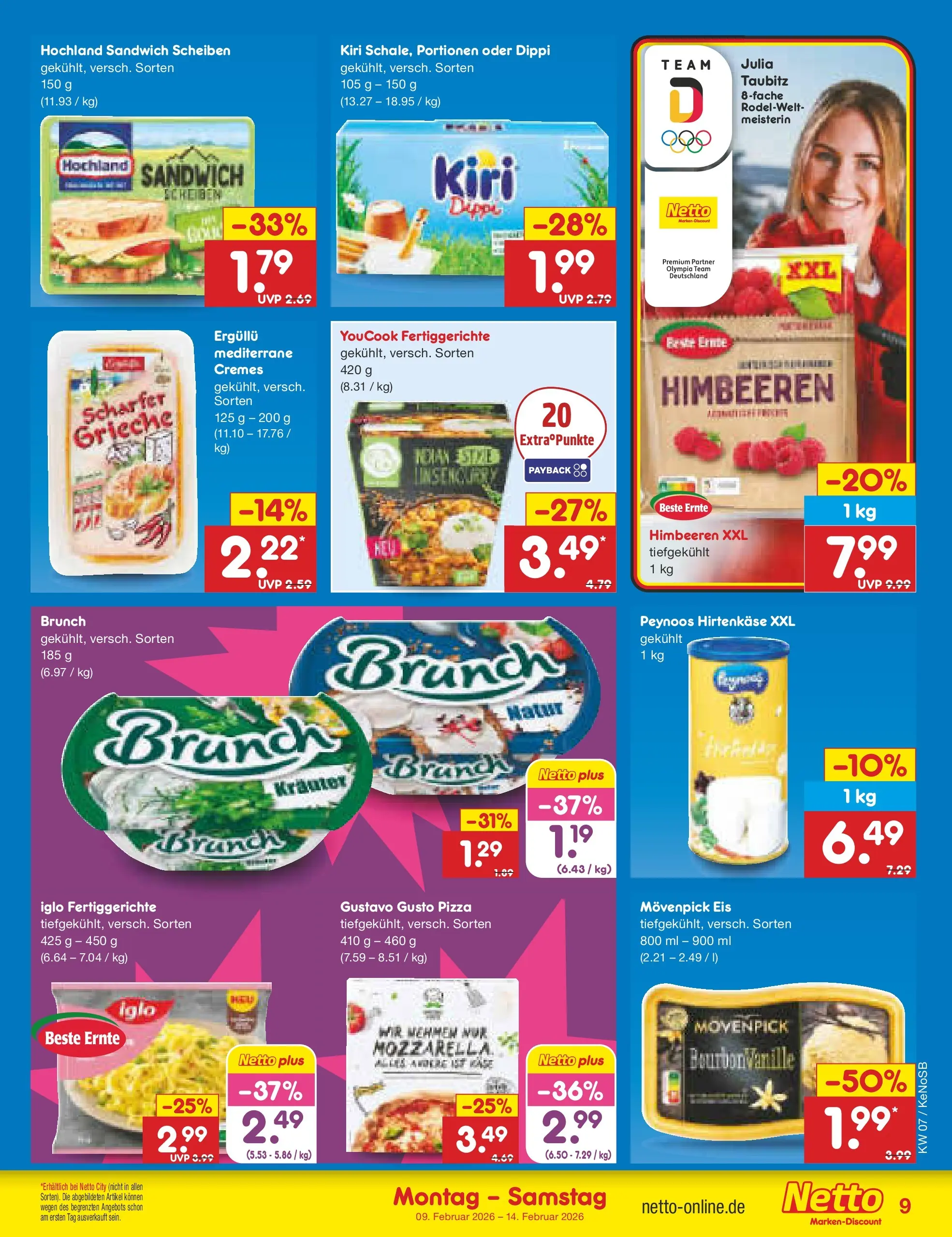 Netto Marken-Discount prospekt Bonn	 (ab 09.02.2026) » Angebote | Seite: 9