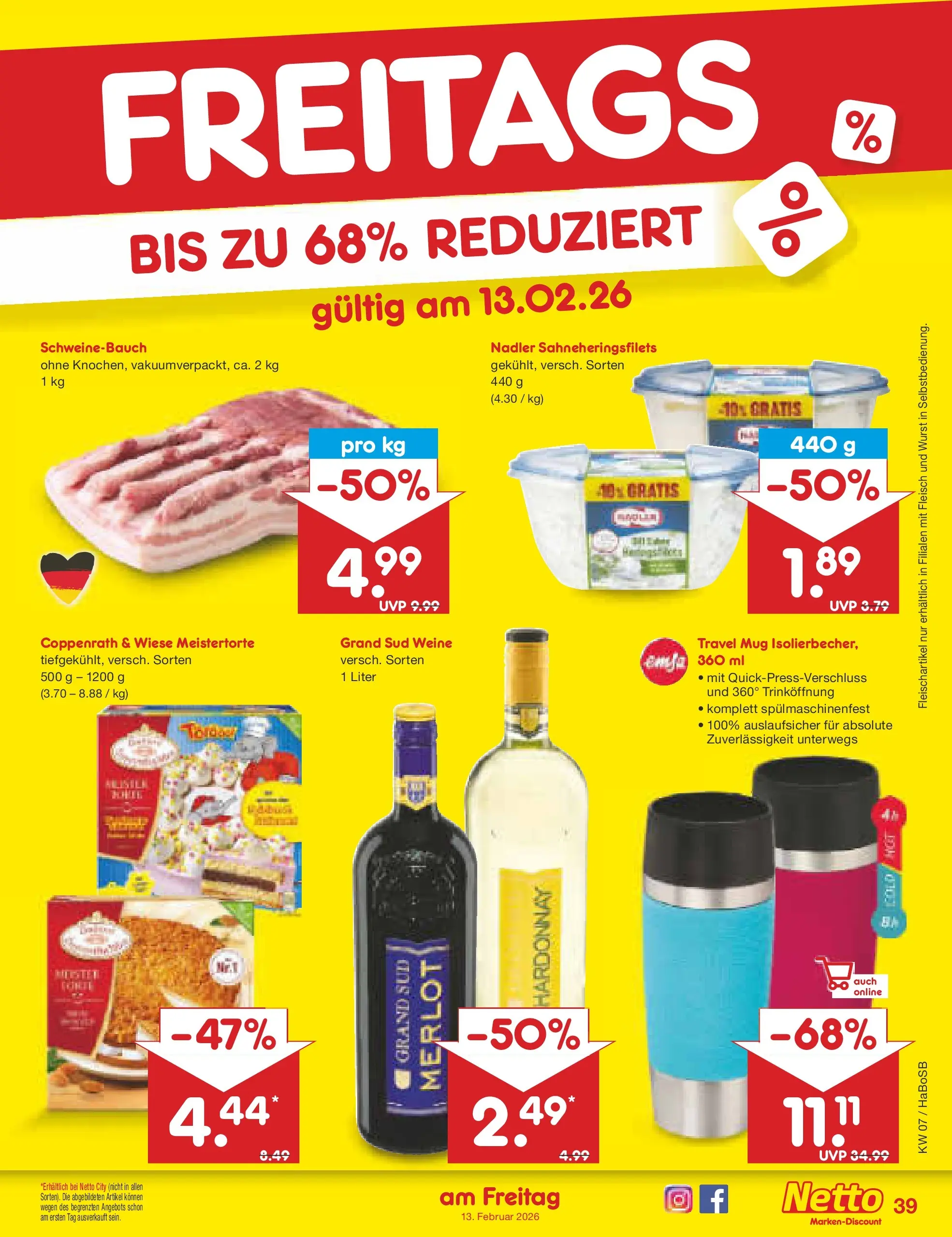 Netto Marken-Discount prospekt Wuppertal	 (ab 08.02.2026) » Angebote | Seite: 51