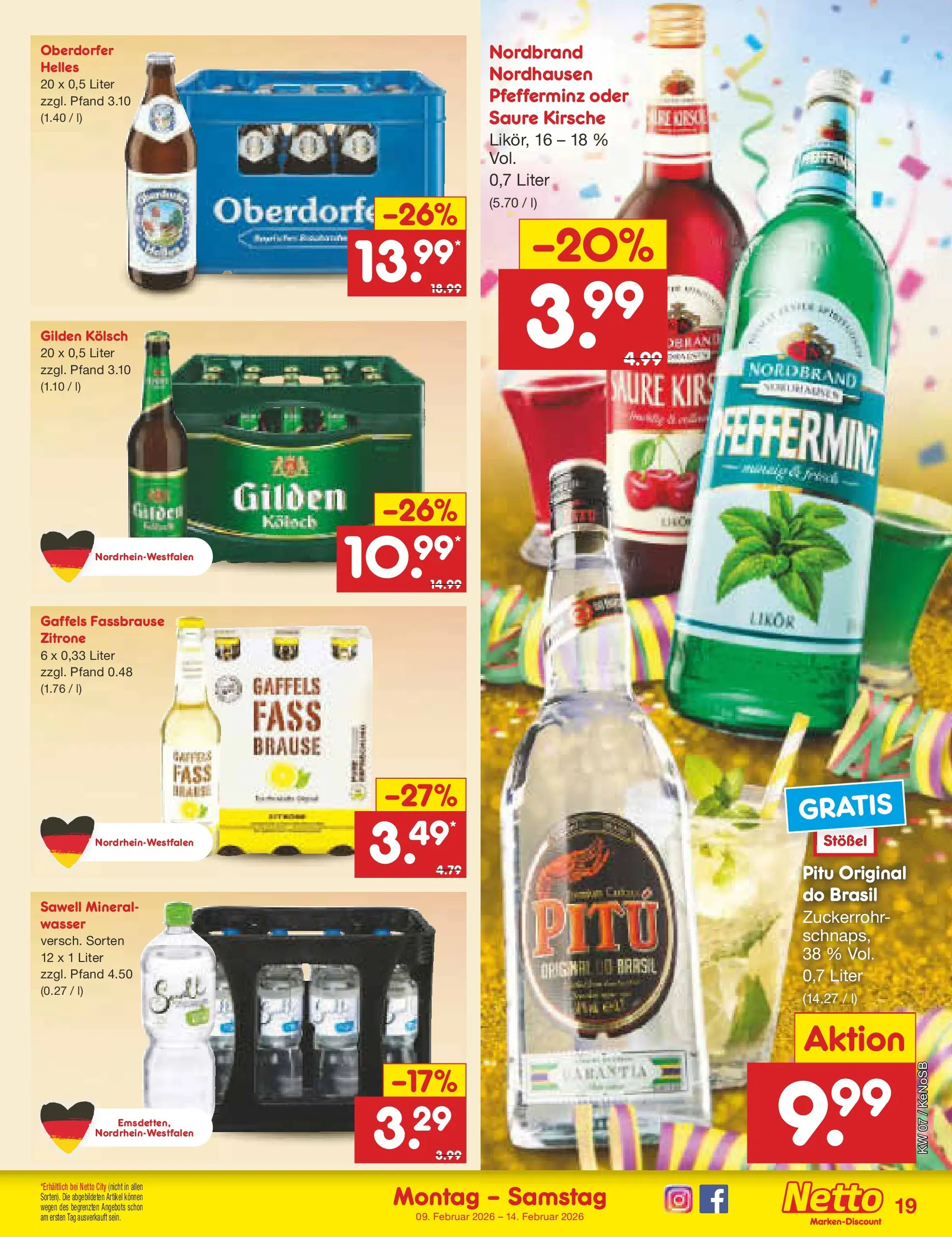 Netto Marken-Discount prospekt Bonn	 (ab 09.02.2026) » Angebote | Seite: 21