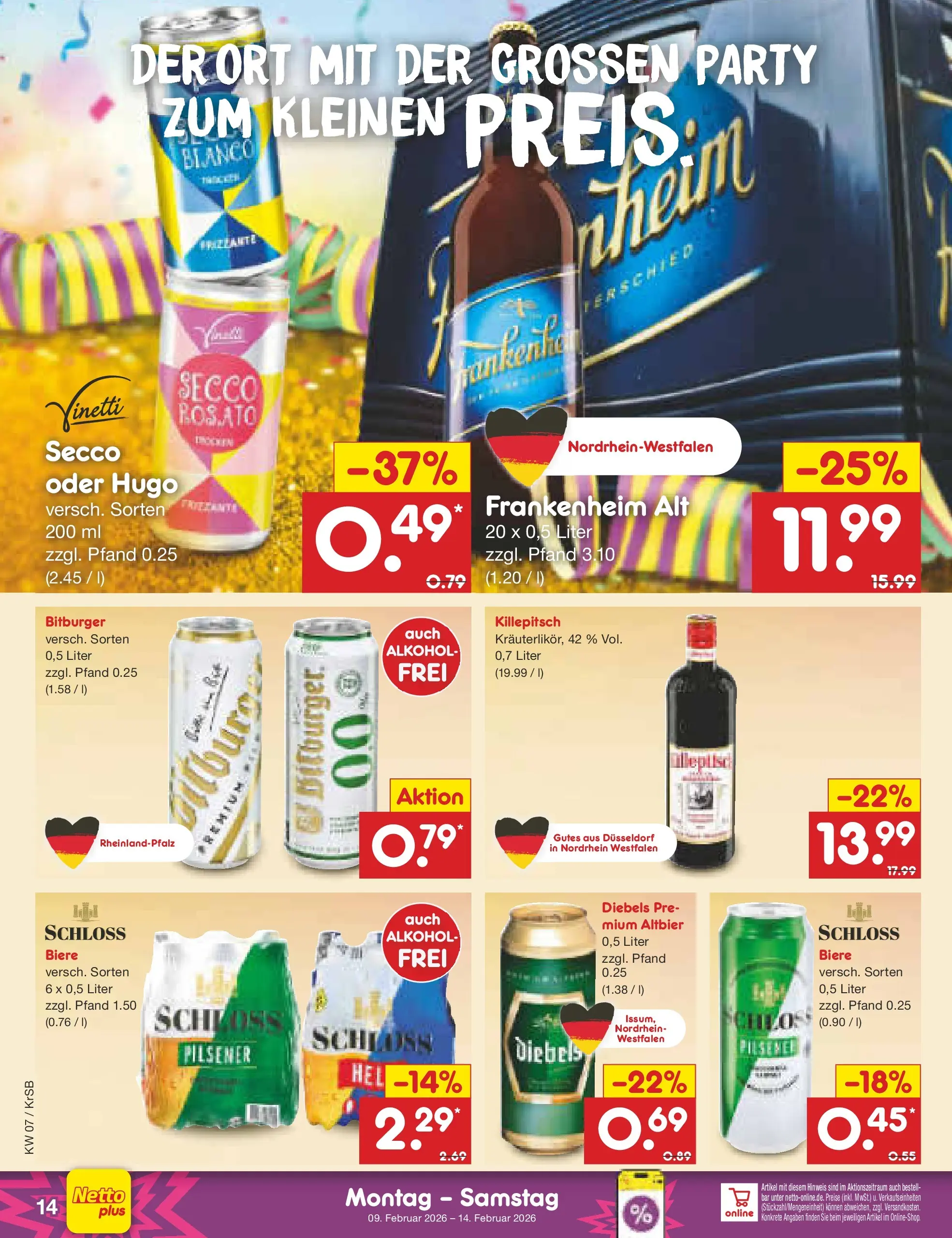 Netto Marken-Discount prospekt Jüchen	 (ab 08.02.2026) » Angebote | Seite: 14