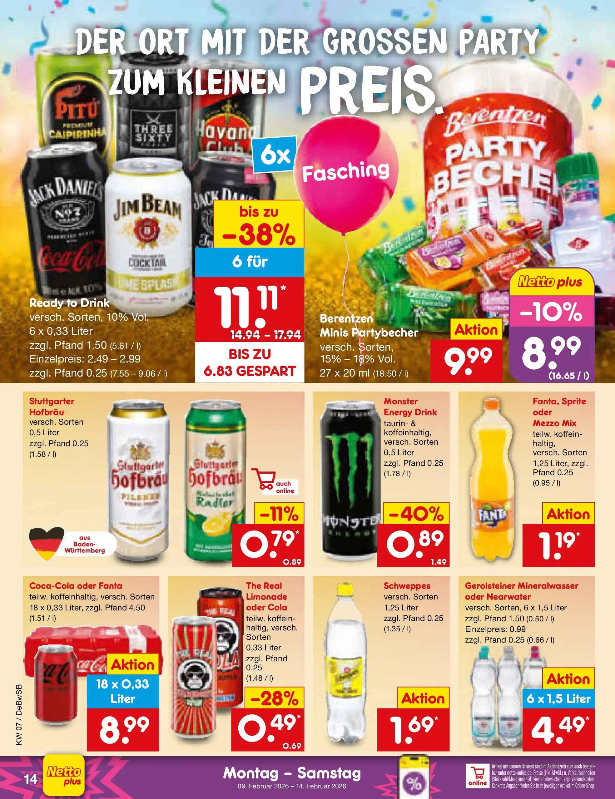 Netto Marken-Discount prospekt Waiblingen-Bittenfeld	 (ab 08.02.2026) » Angebote | Seite: 14