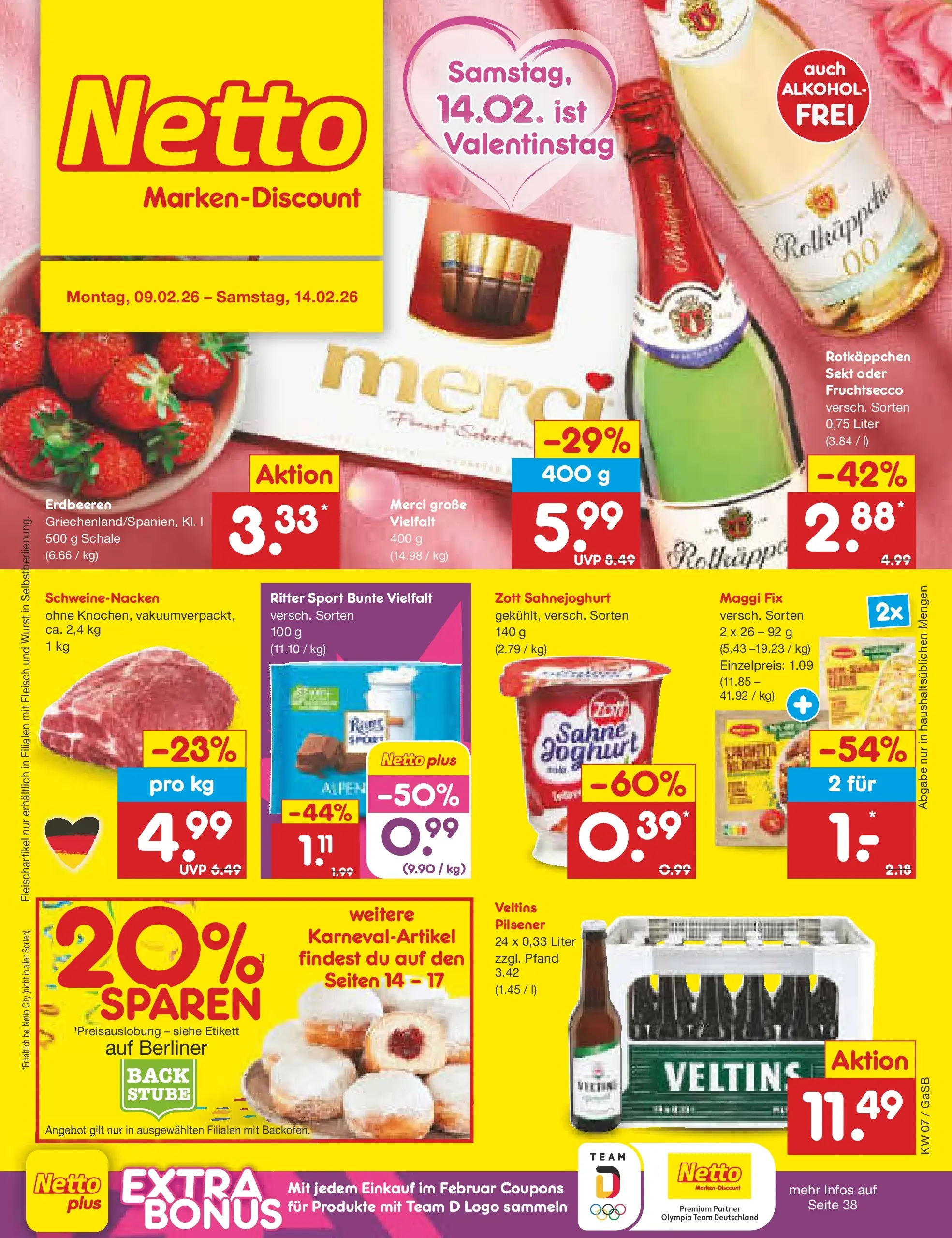 Netto Marken-Discount prospekt Bremen-Lesum	 (ab 08.02.2026) » Angebote | Seite: 1