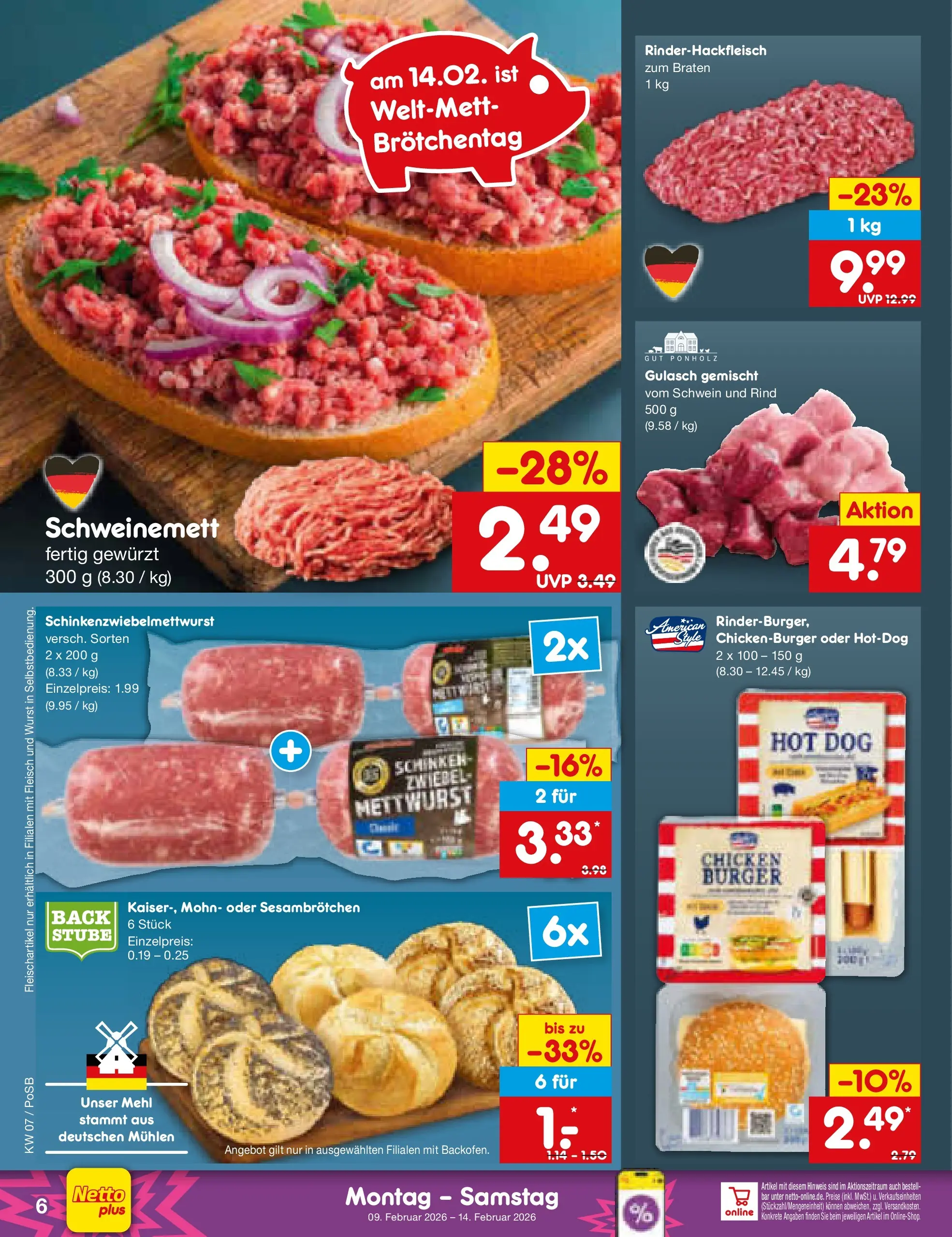 Netto Marken-Discount prospekt Regensburg	 (ab 08.02.2026) » Angebote | Seite: 6