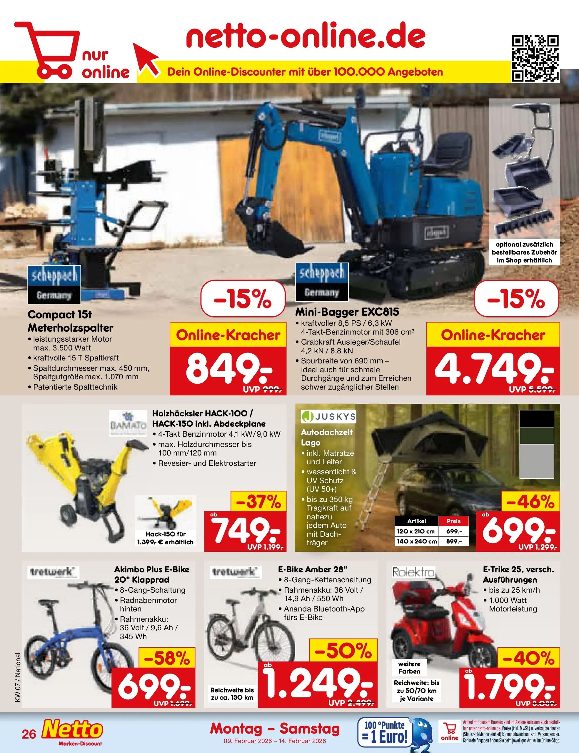 Netto Marken-Discount prospekt Mannheim	 (ab 08.02.2026) » Angebote | Seite: 32